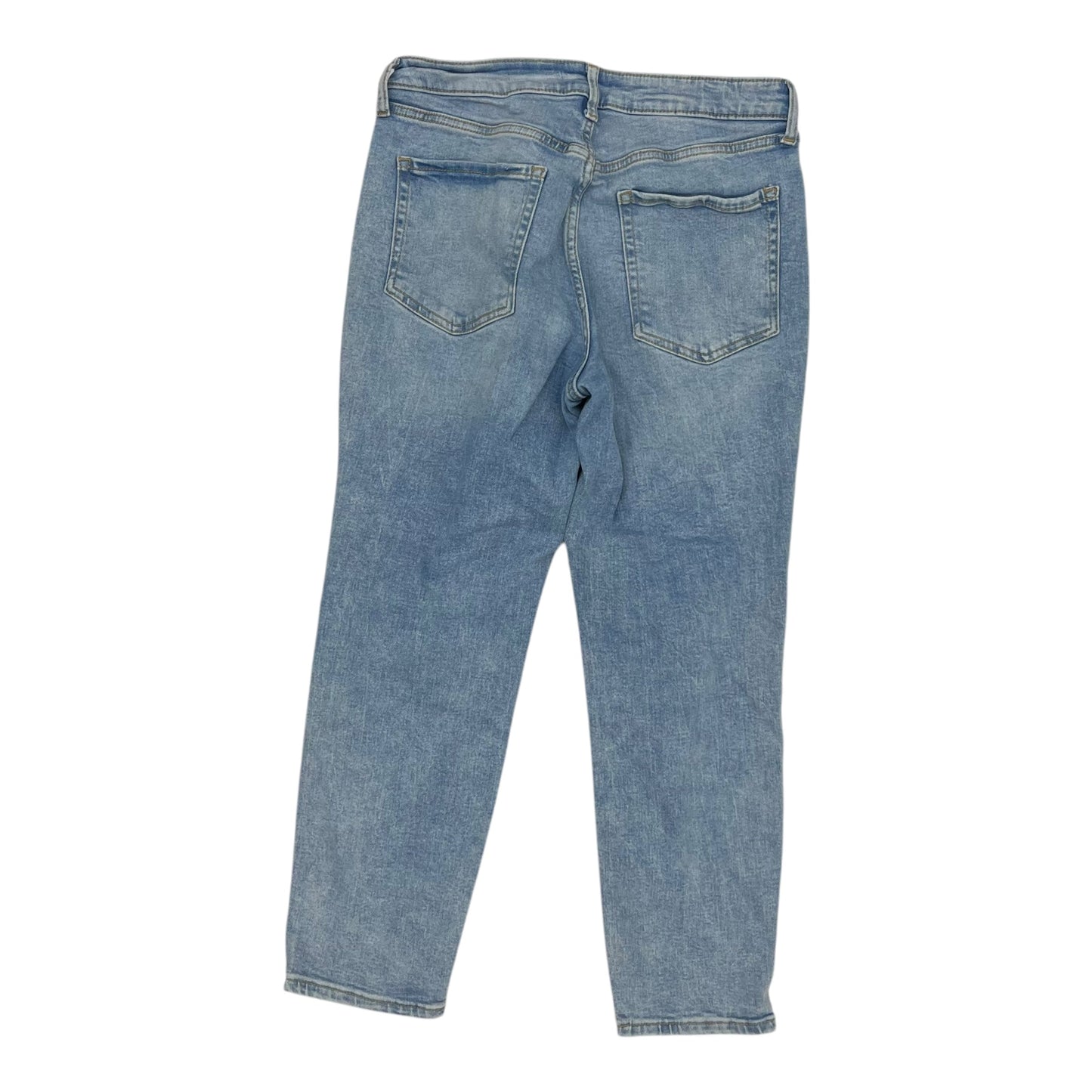 Jeans Straight By Old Navy In Blue Denim, Size:10