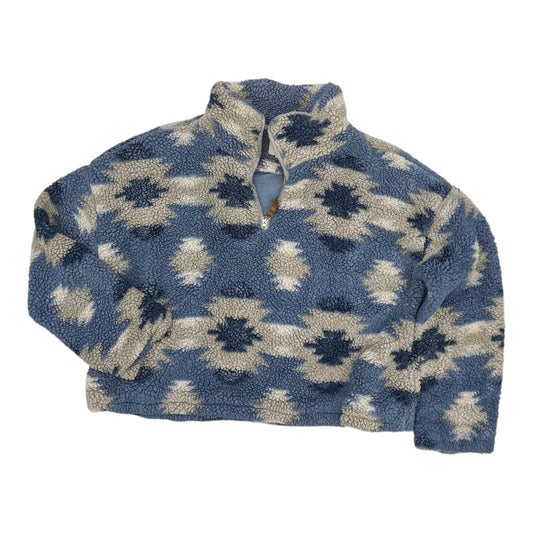 Sweatshirt Collar By Thread And Supply In Blue & White, Size:L