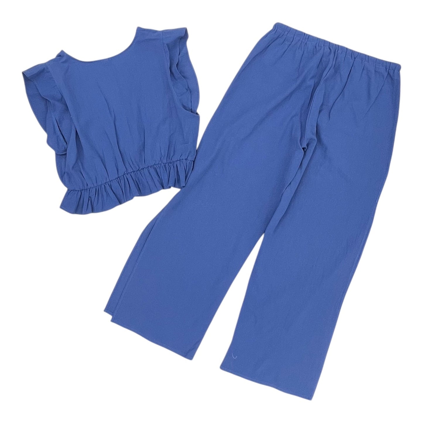 Pants Set 2Pc By Clothes Mentor In Blue, Size:Xl