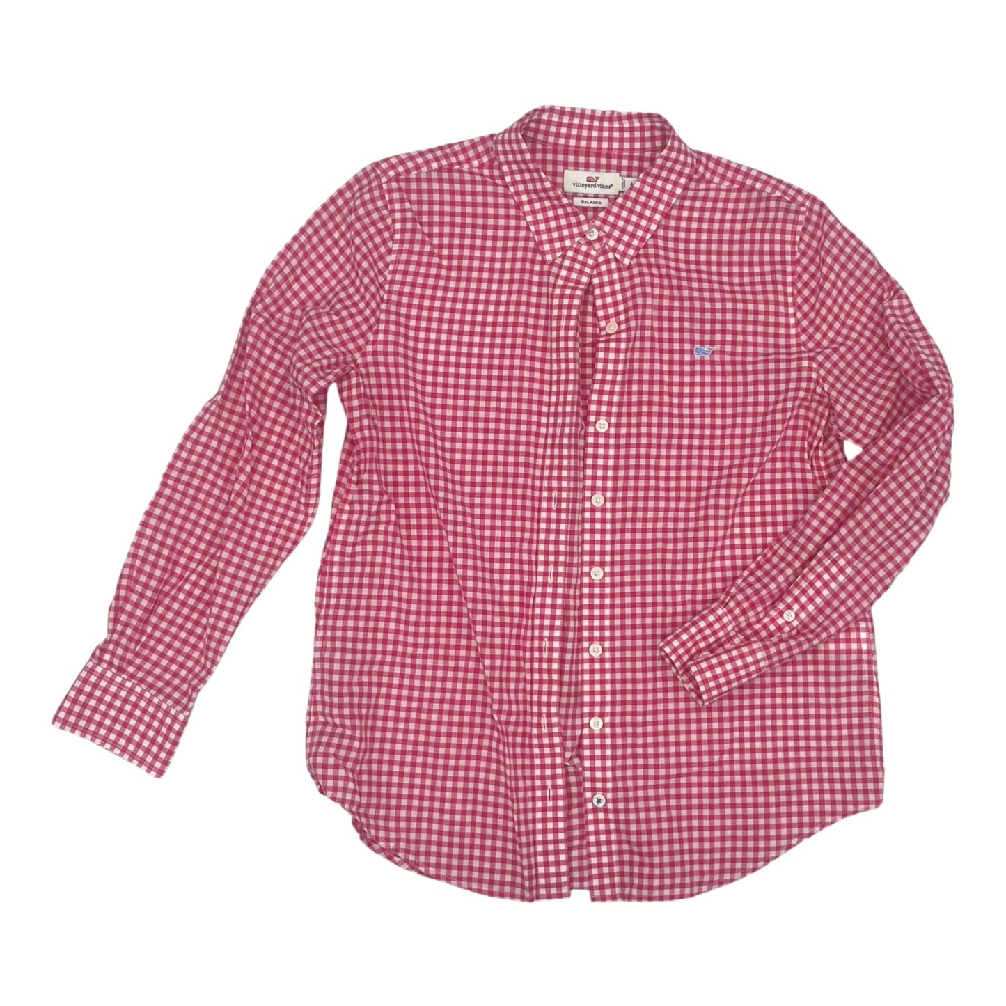 Top Ls By Vineyard Vines In Pink & White, Size:S