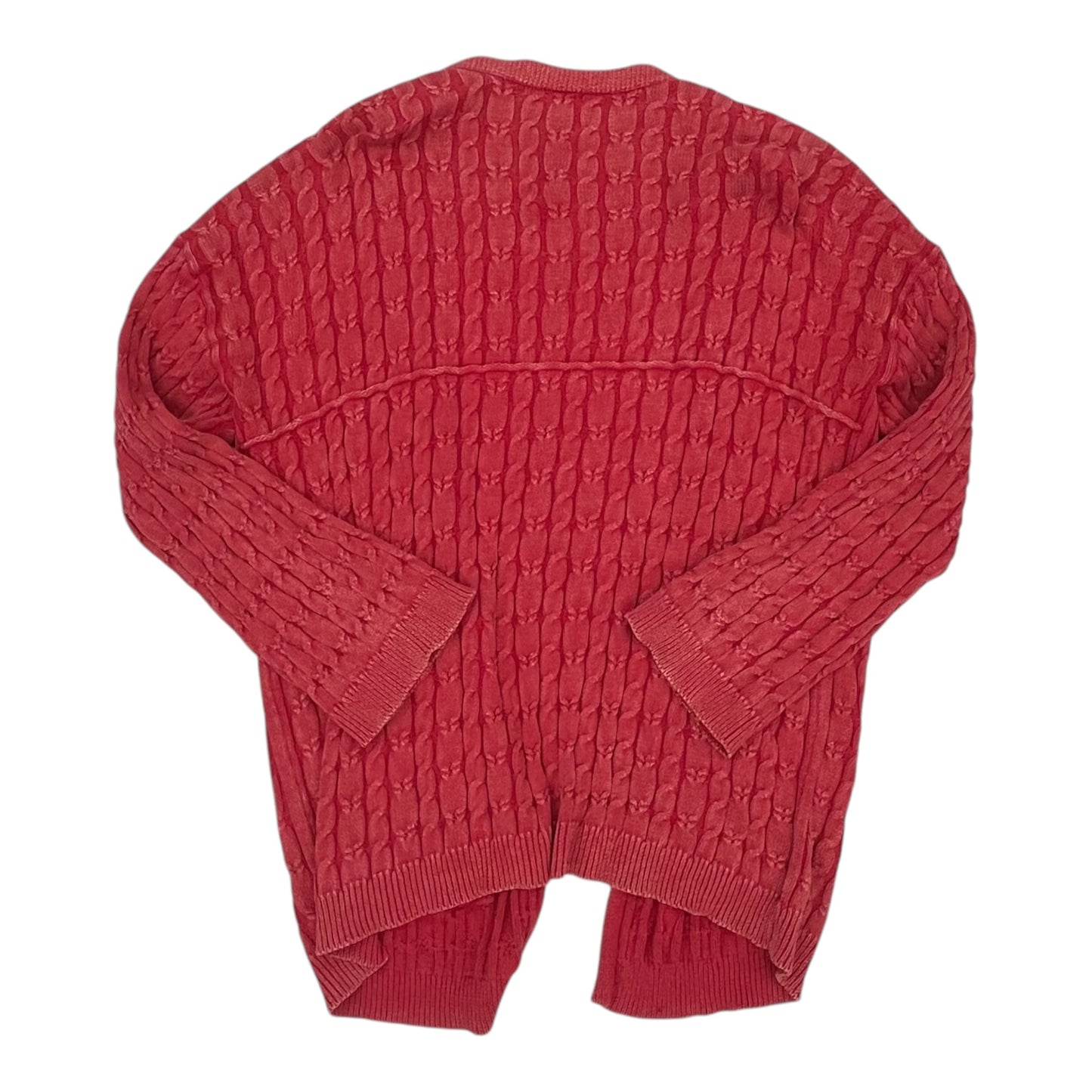 Sweater Cardigan By Pol In Red, Size:L