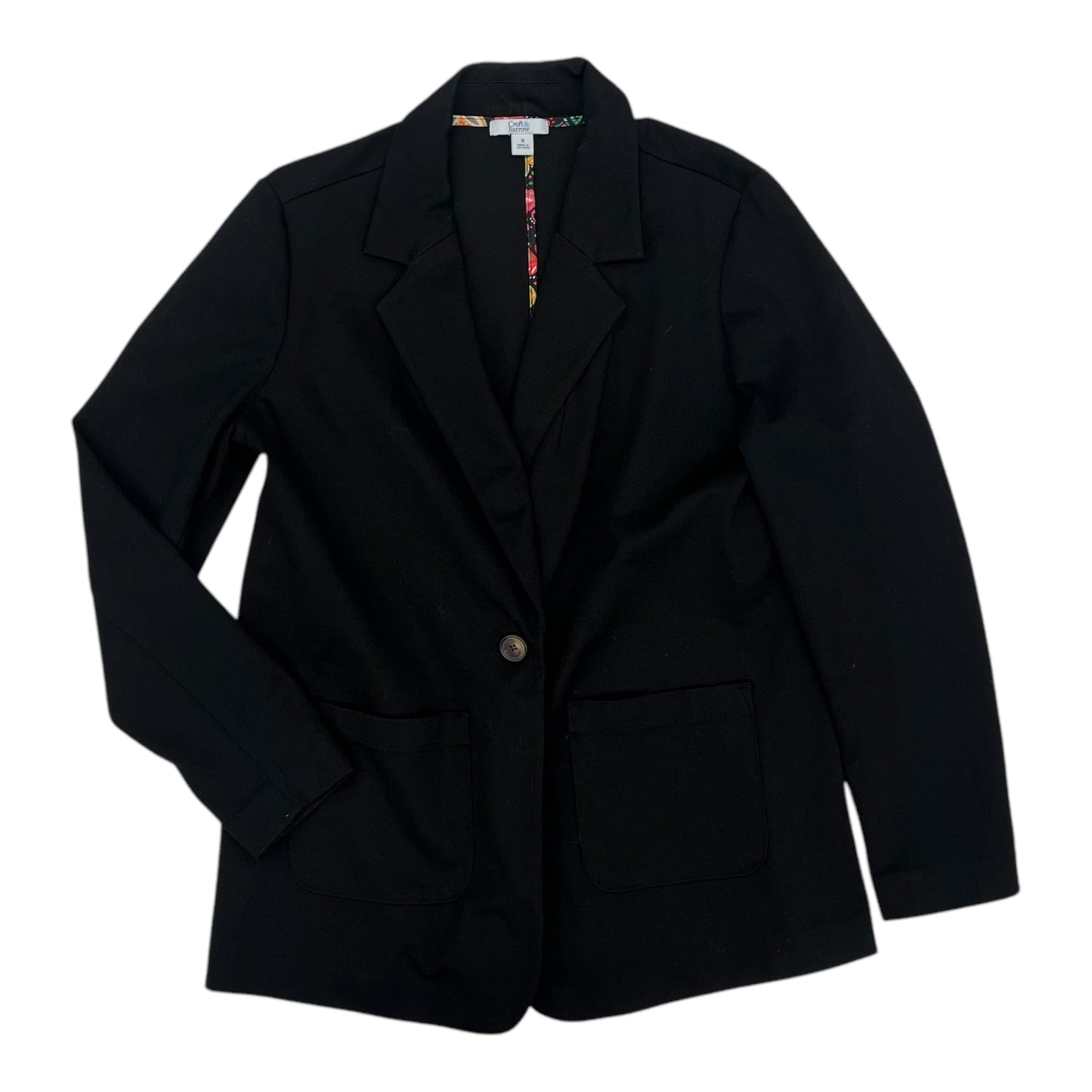 Blazer By Croft And Barrow In Black, Size:M