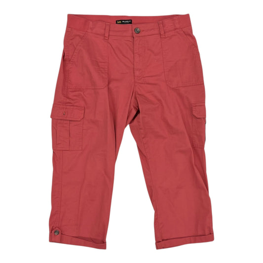 Pants Cropped By Lee In Pink, Size:12