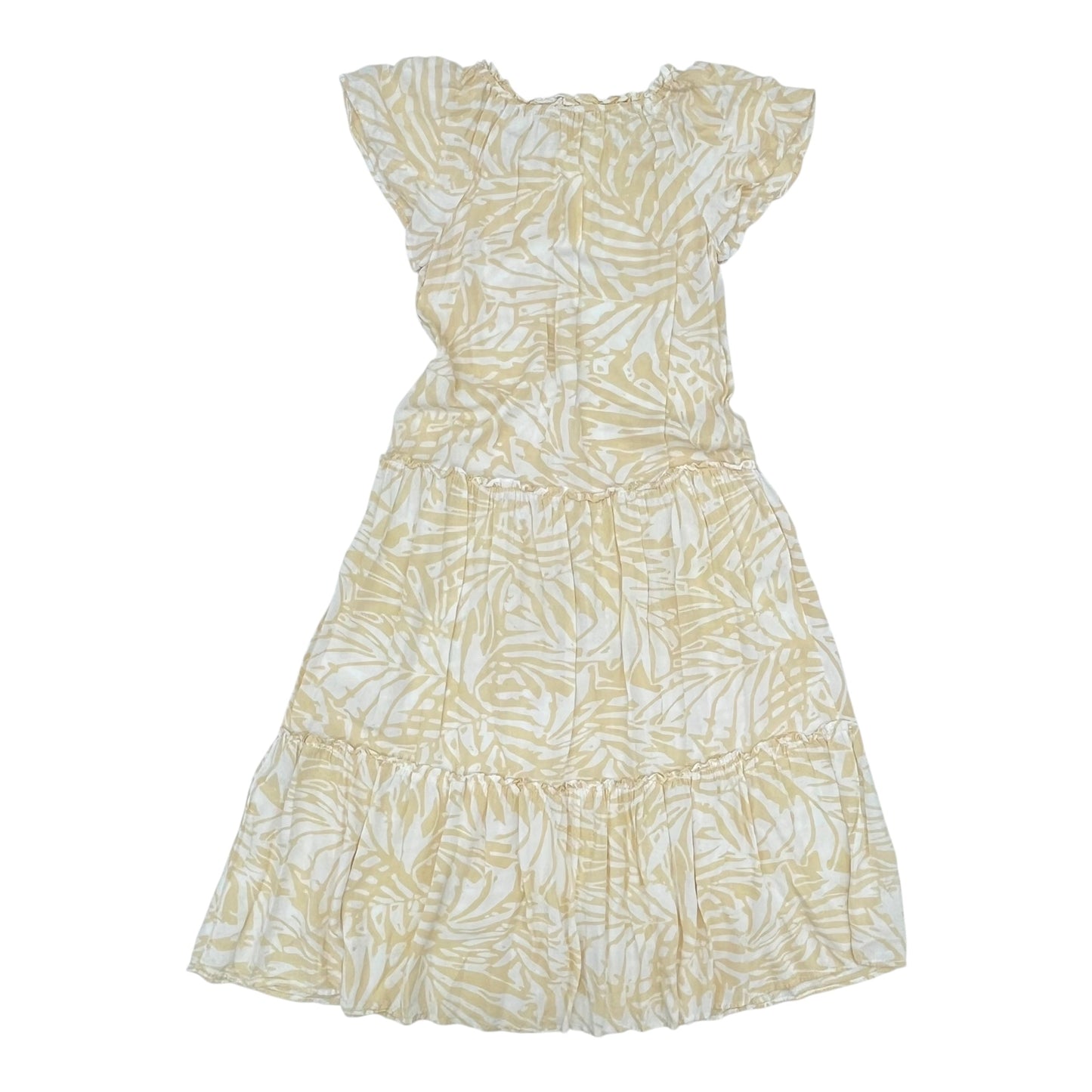 Dress Casual Midi By Clothes Mentor In Cream, Size:Xs