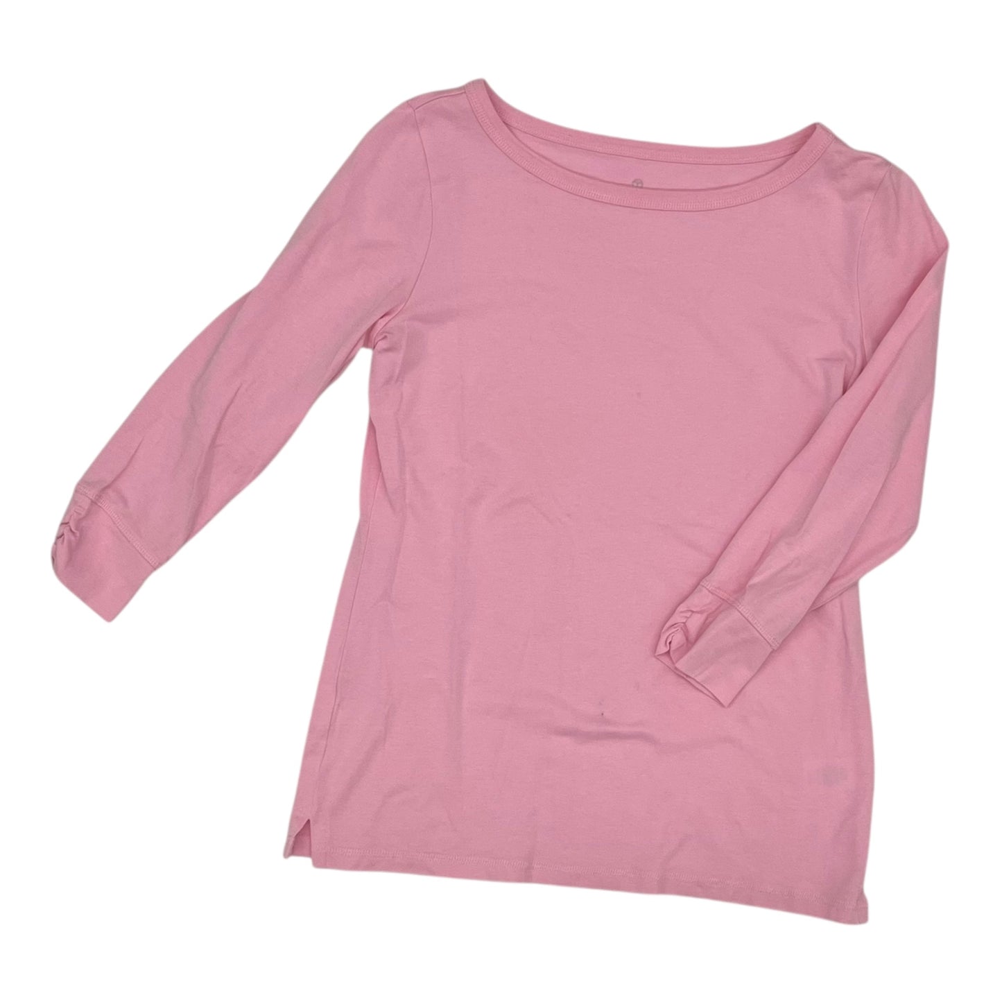 Top 3/4 Sleeve By Talbots In Pink, Size:Sp