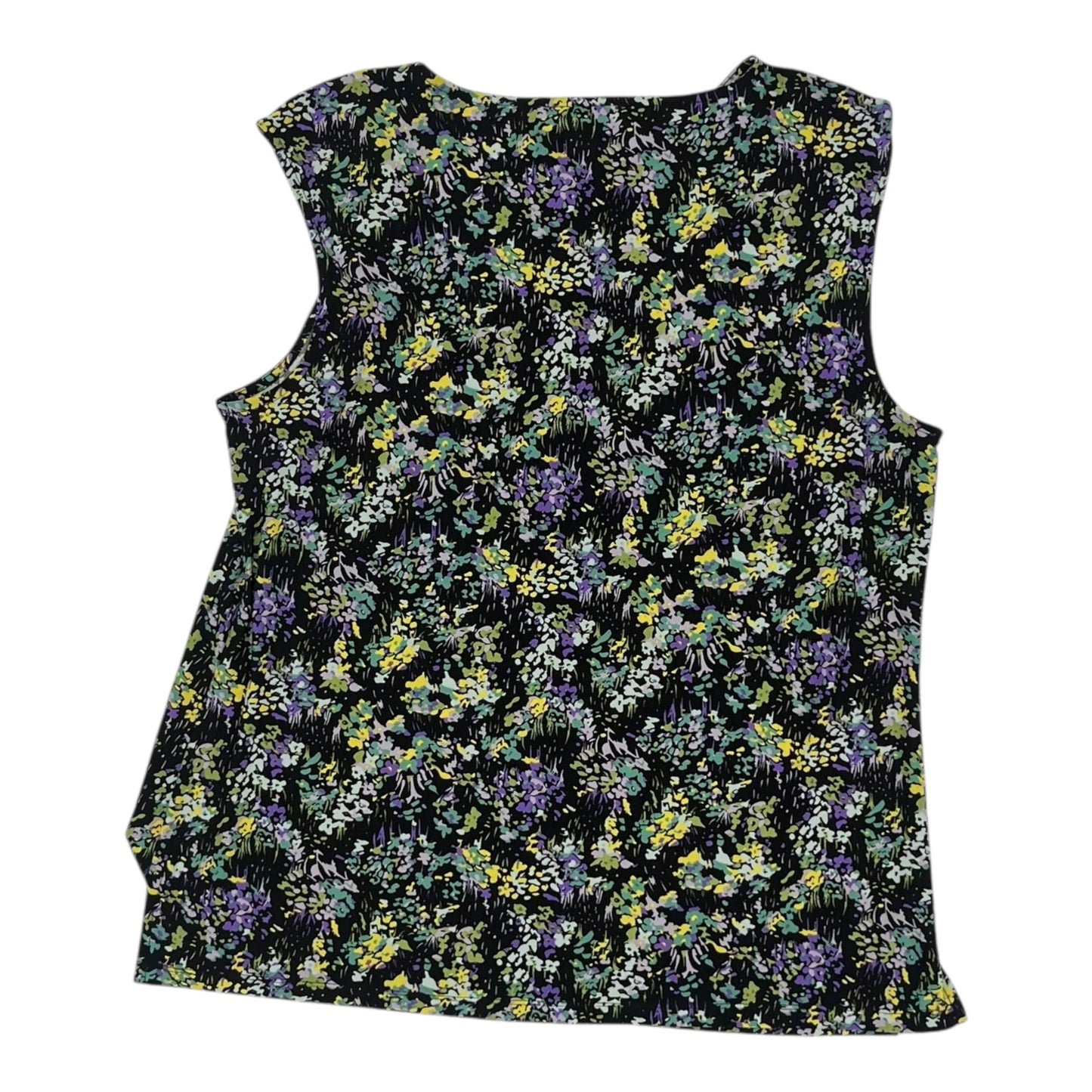 Blouse Sleeveless By Nine West In Black, Size:L