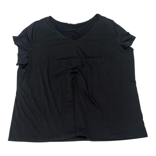 Blouse Ss By Maurices In Black, Size:4X