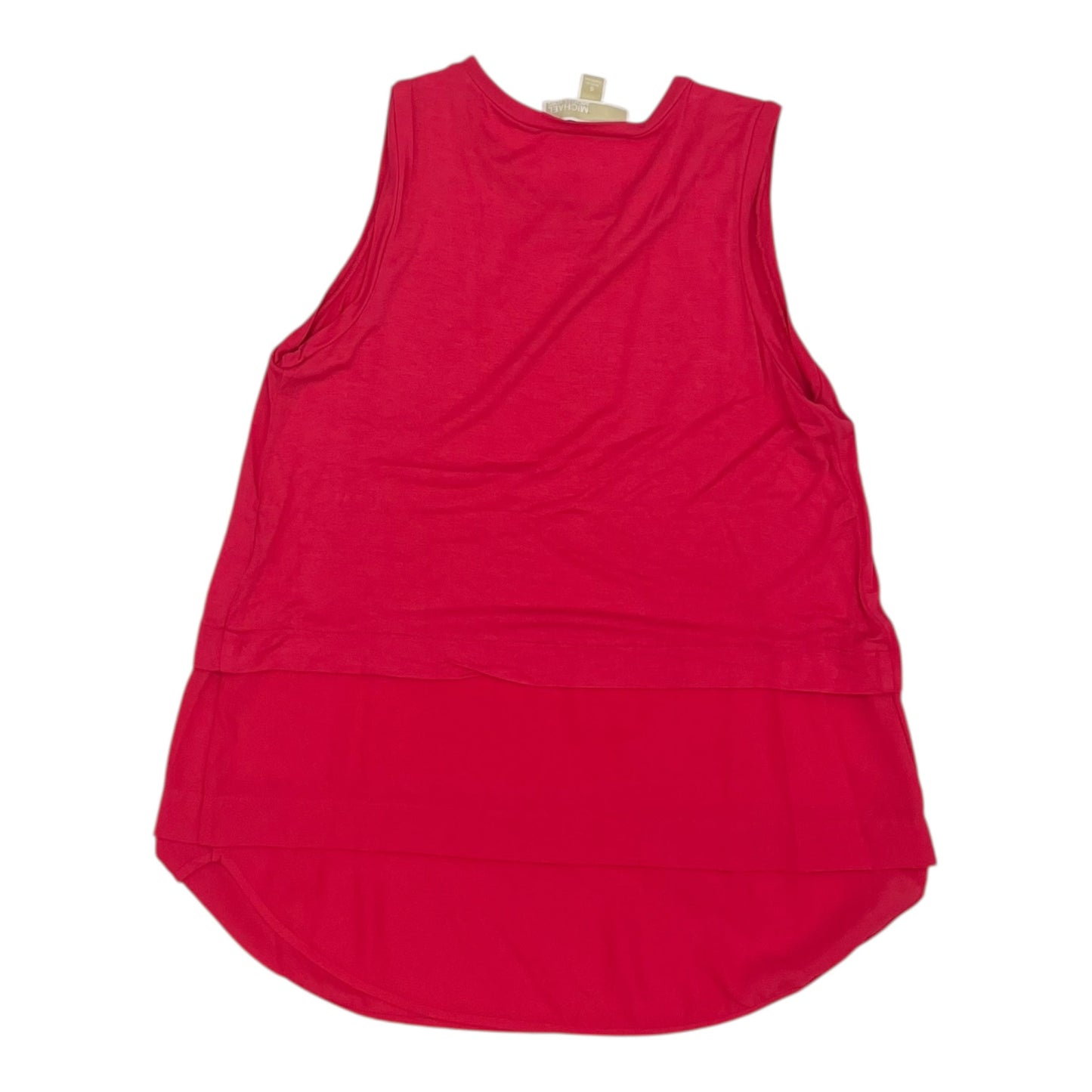 Top Sleeveless Designer By Michael Kors In Pink, Size:S