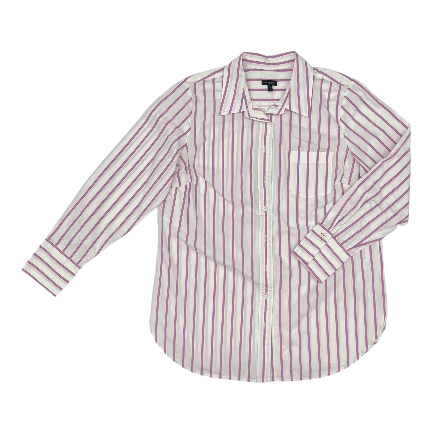 Top Ls By Talbots In Pink & White, Size:M