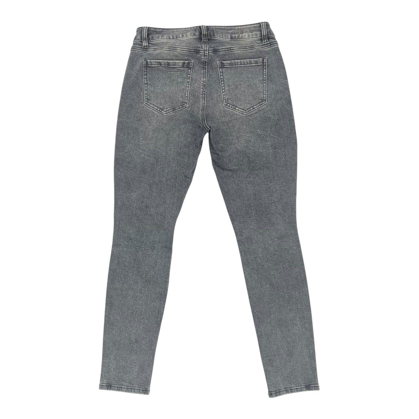 Jeans Skinny By Cabi In Grey Denim, Size:4