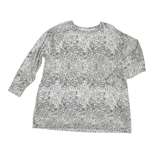 Top Ls By Clothes Mentor In Grey, Size:3X
