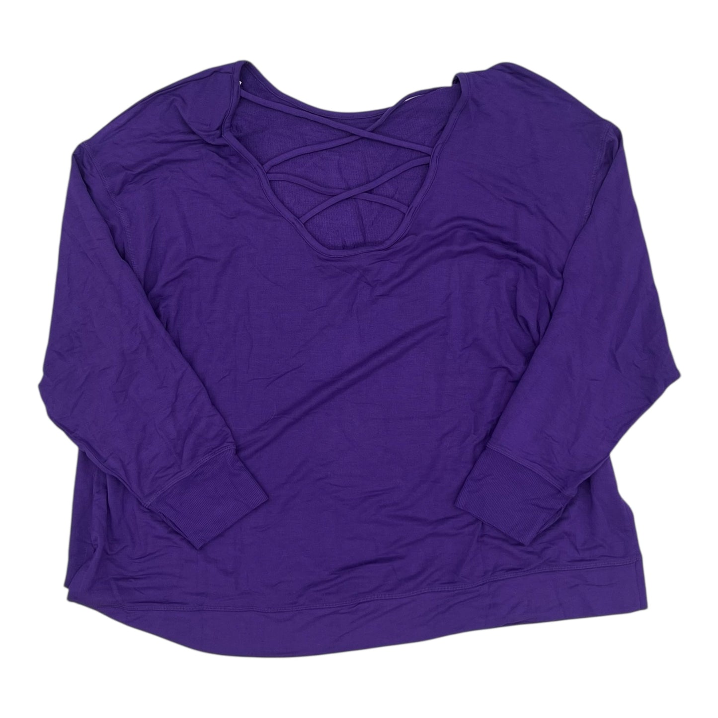 Top Ls By Livi Active In Purple, Size:3X
