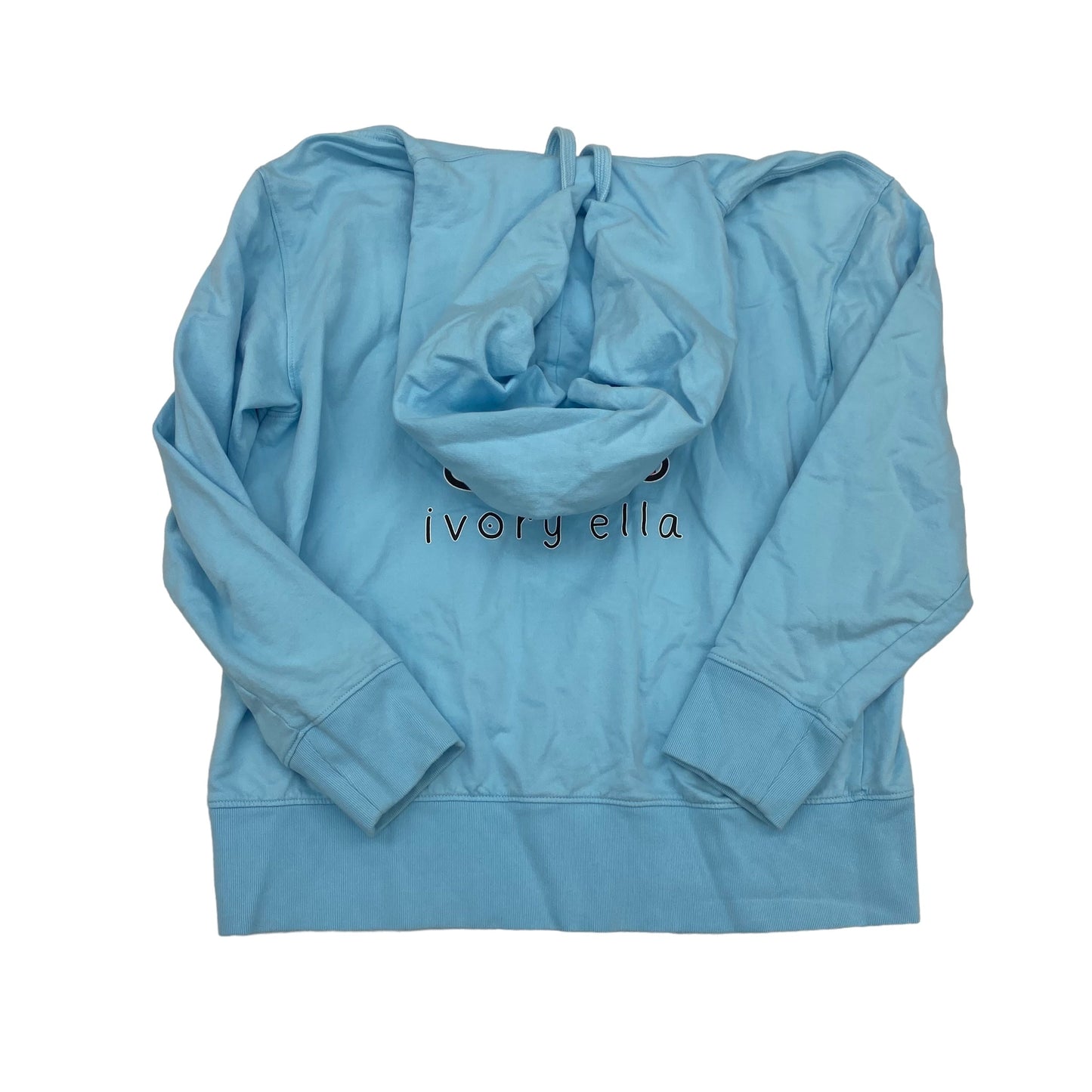 BLUE SWEATSHIRT HOODIE by IVORY ELLA Size:S