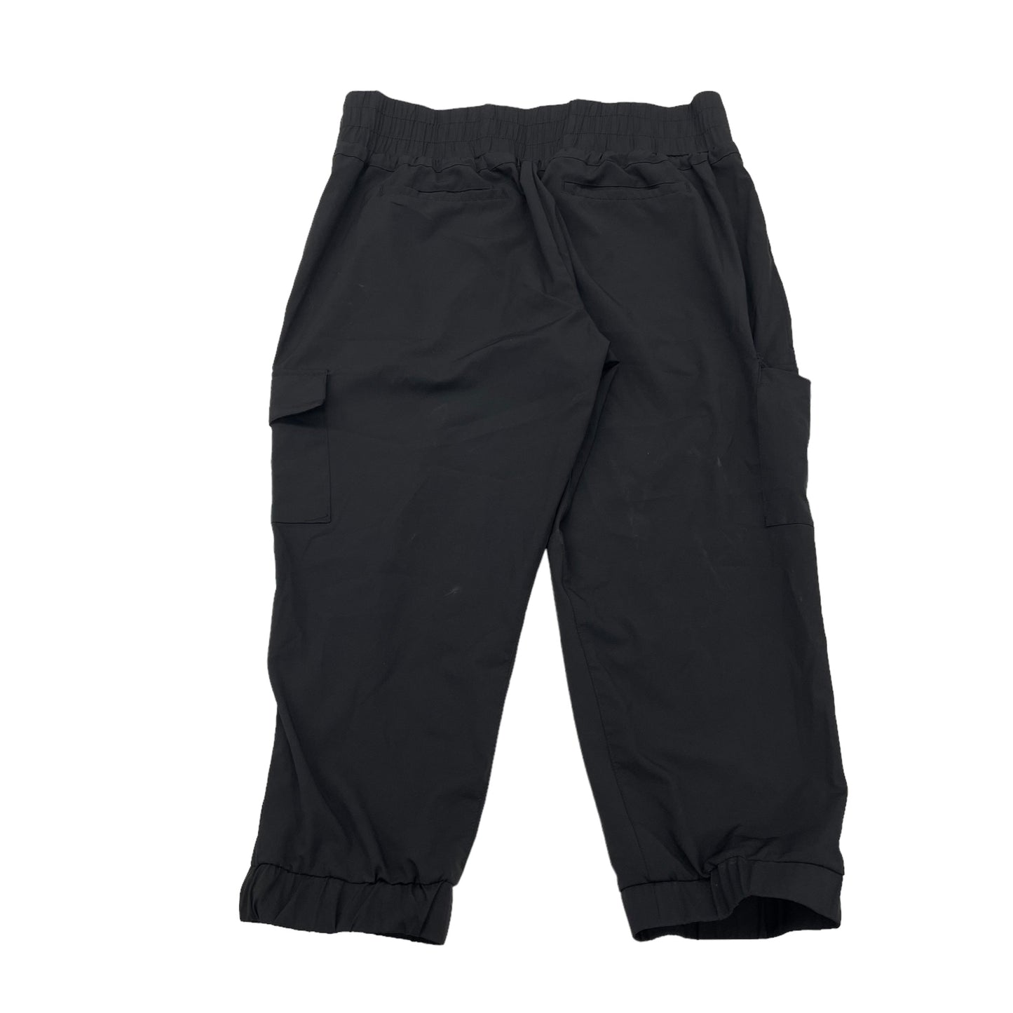 BLACK ATHLETIC CAPRIS by KYODAN Size:L