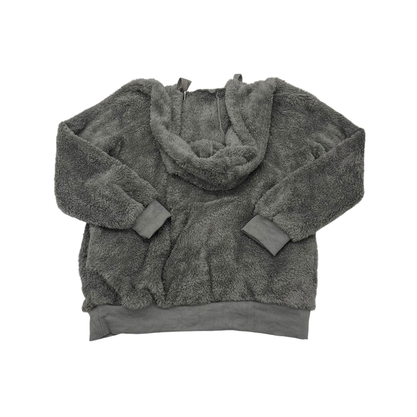 SWEATSHIRT HOODIE By CMF In GREY, Size:S