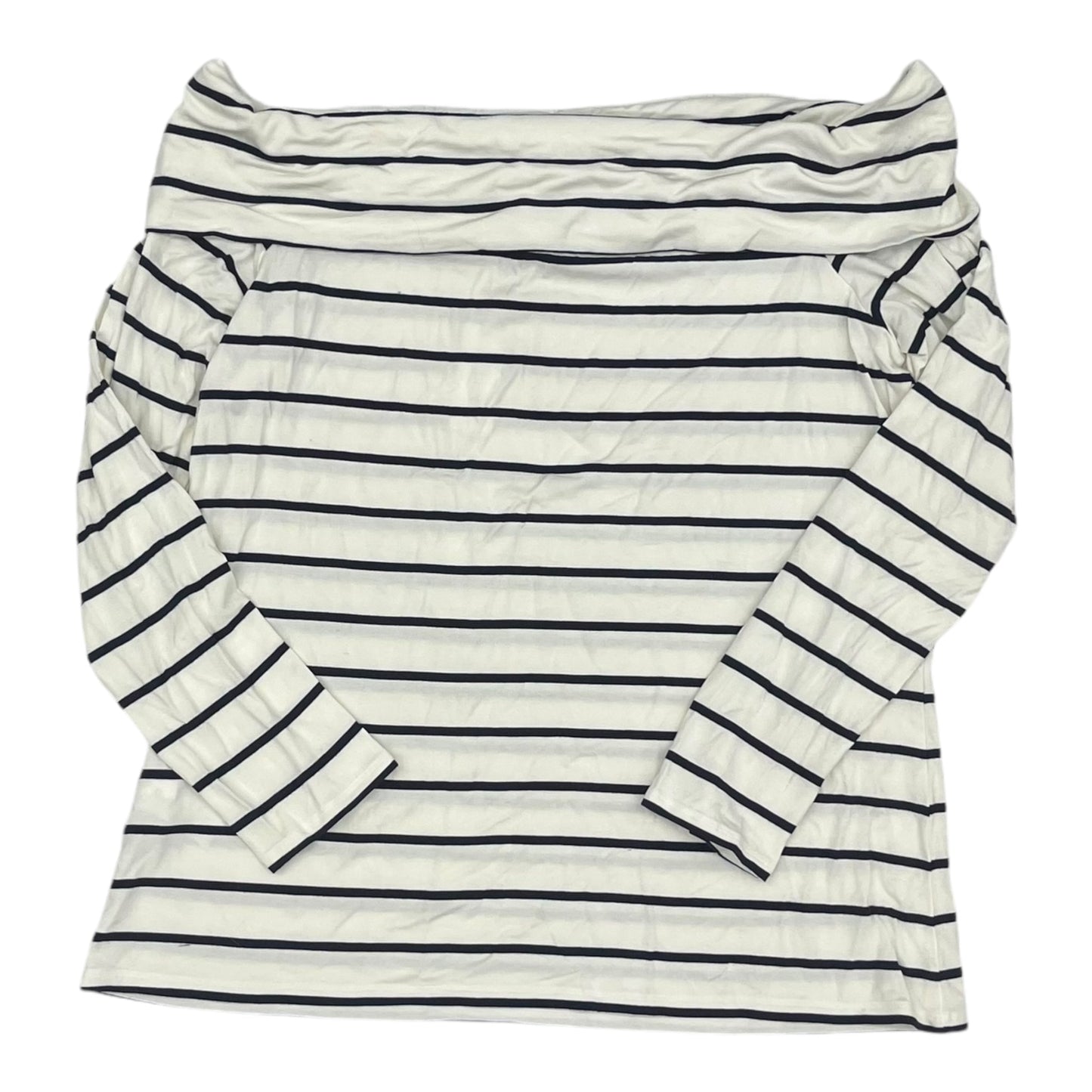 Top Ls By Banana Republic In Blue & Cream, Size:Xl