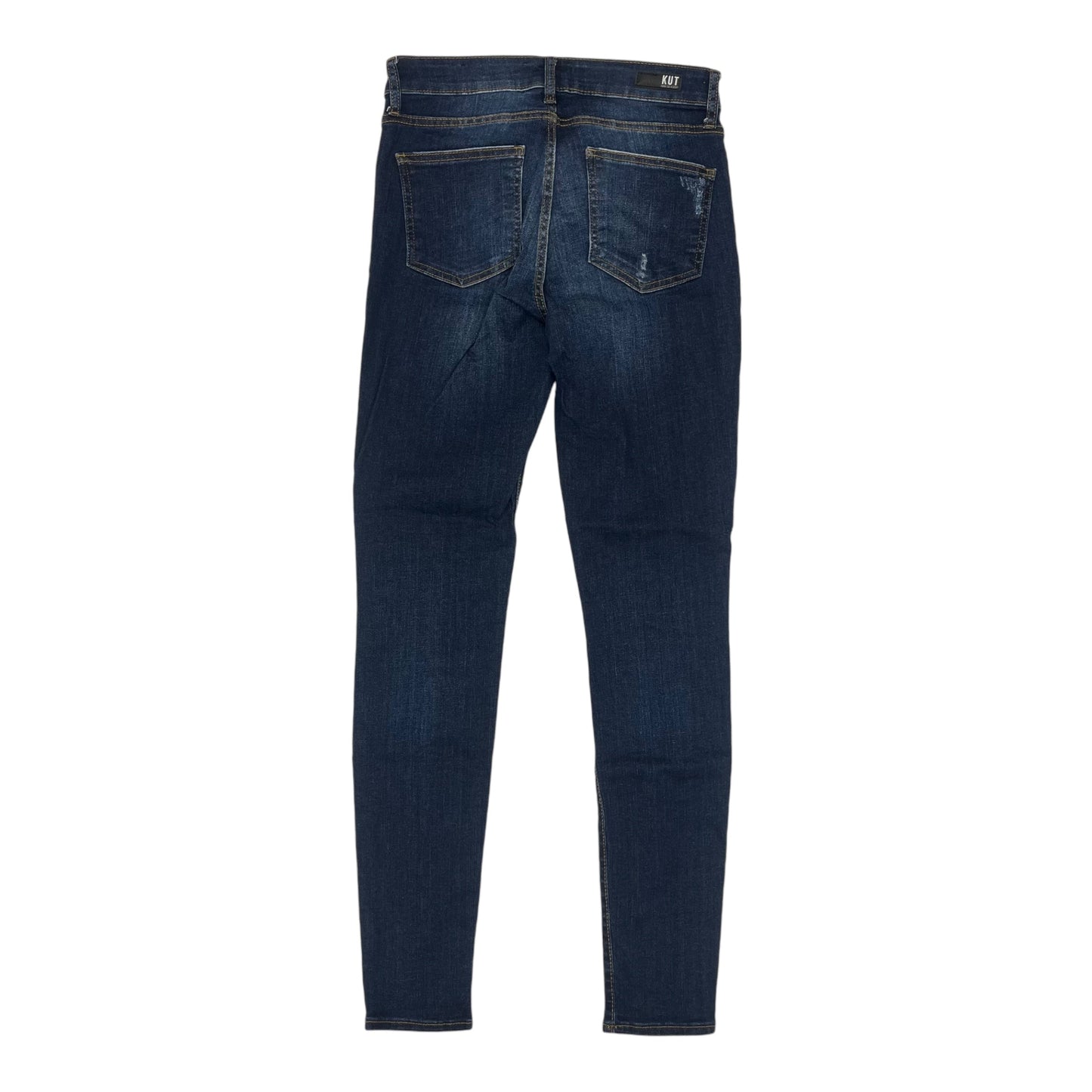 Jeans Skinny By Kut In Blue Denim, Size:4