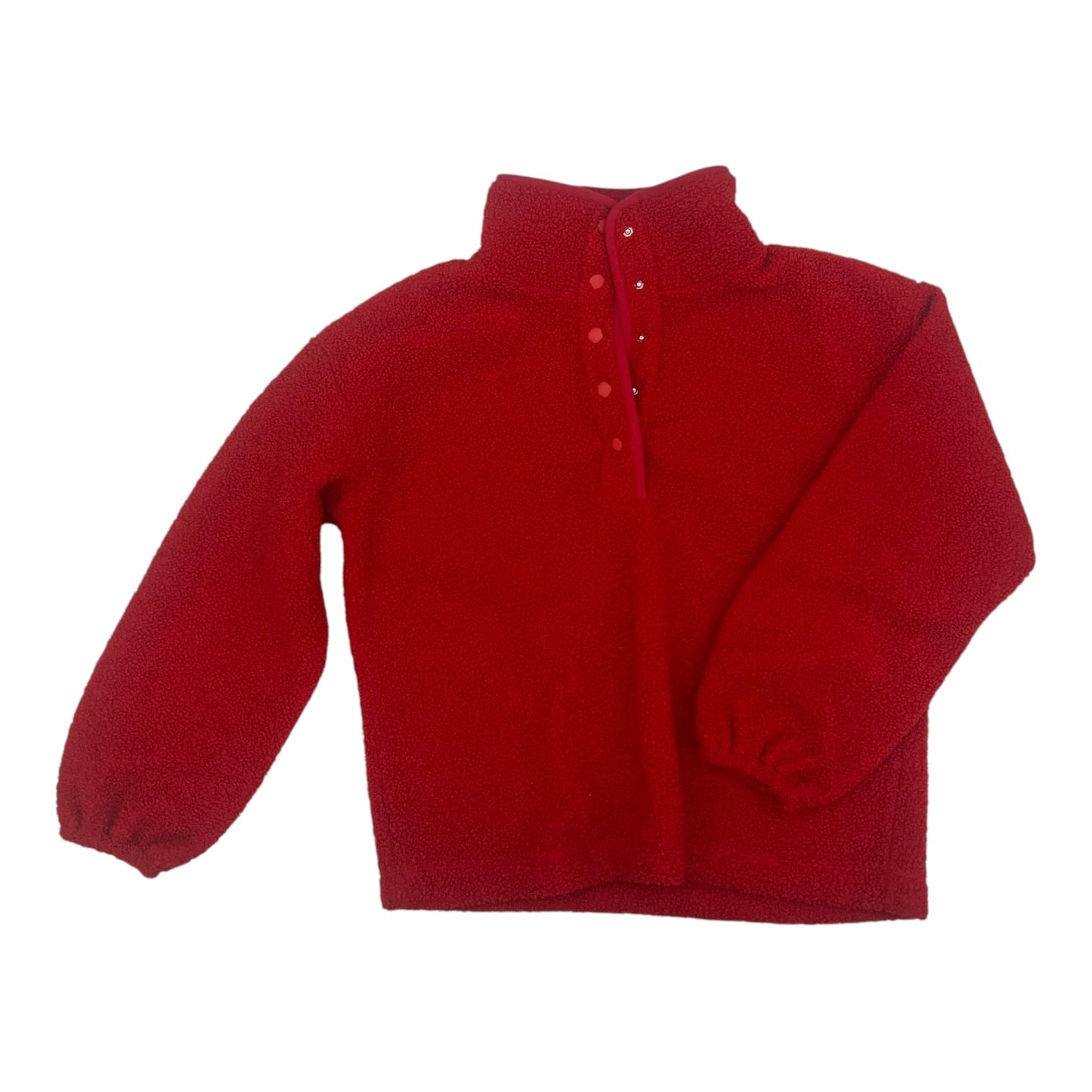 Sweatshirt Collar By Loft In Red, Size:S