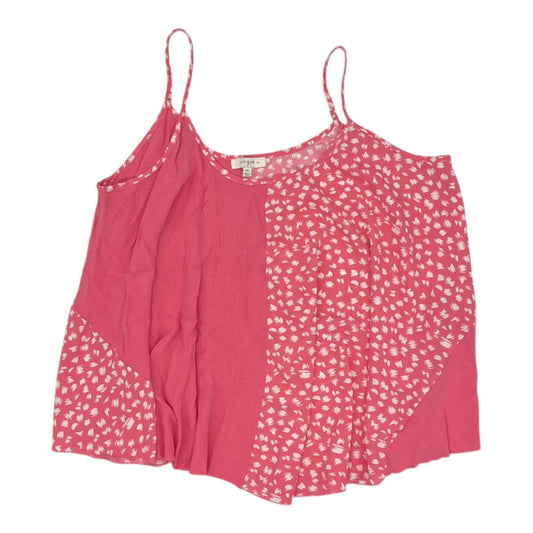 Top Sleeveless By Umgee In Pink, Size:2X