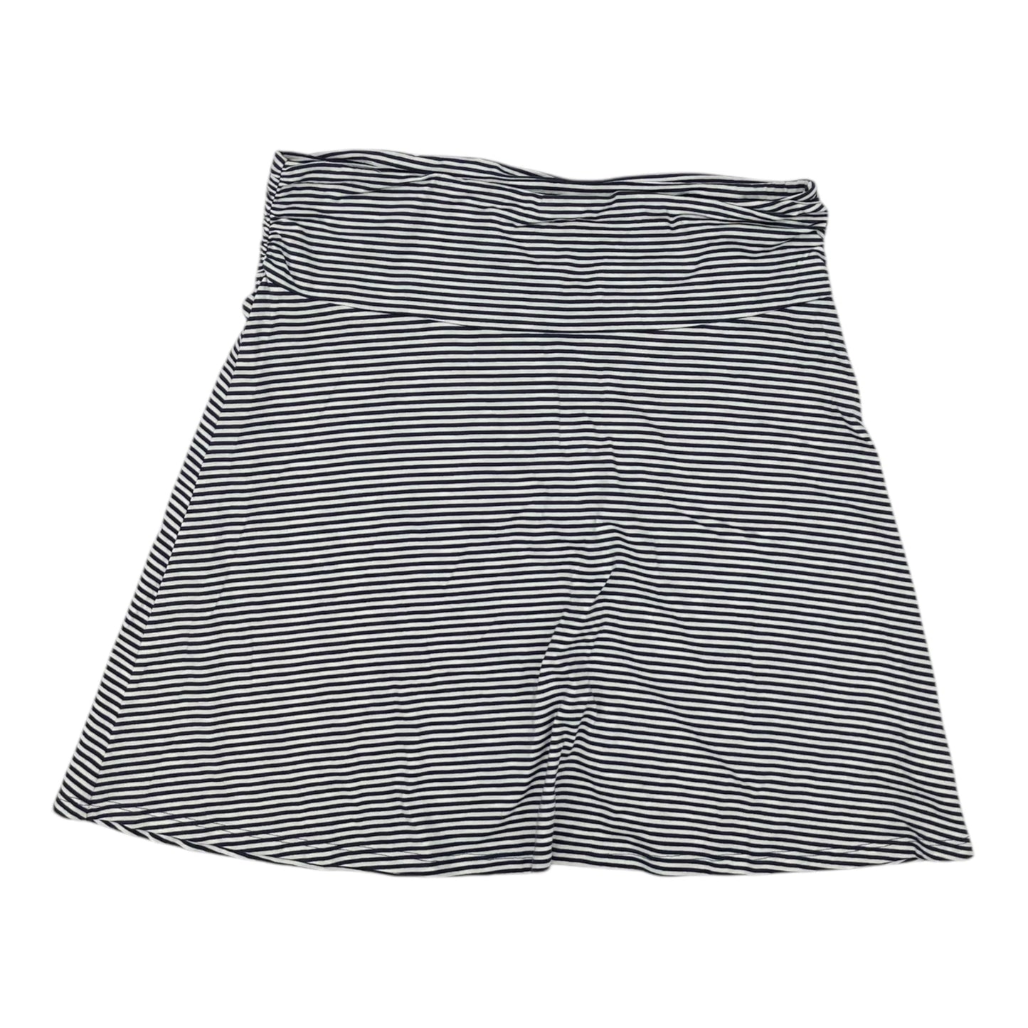 Skirt Midi By Toad & Co In Blue & White, Size:Xl