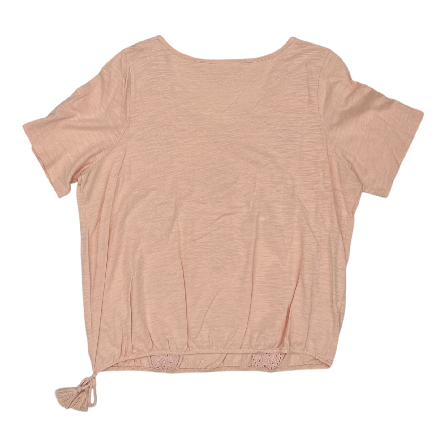 Top Ss By Belle By Kim Gravel In Pink, Size:L