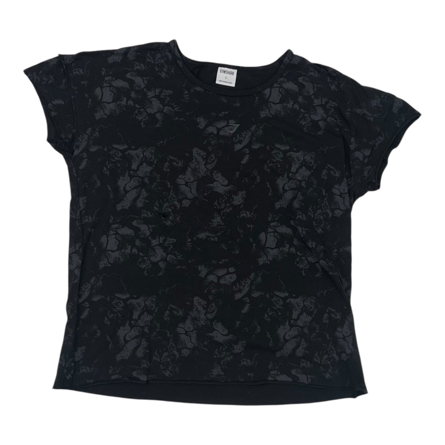 Athletic Top Ss By Gym Shark In Black, Size:L