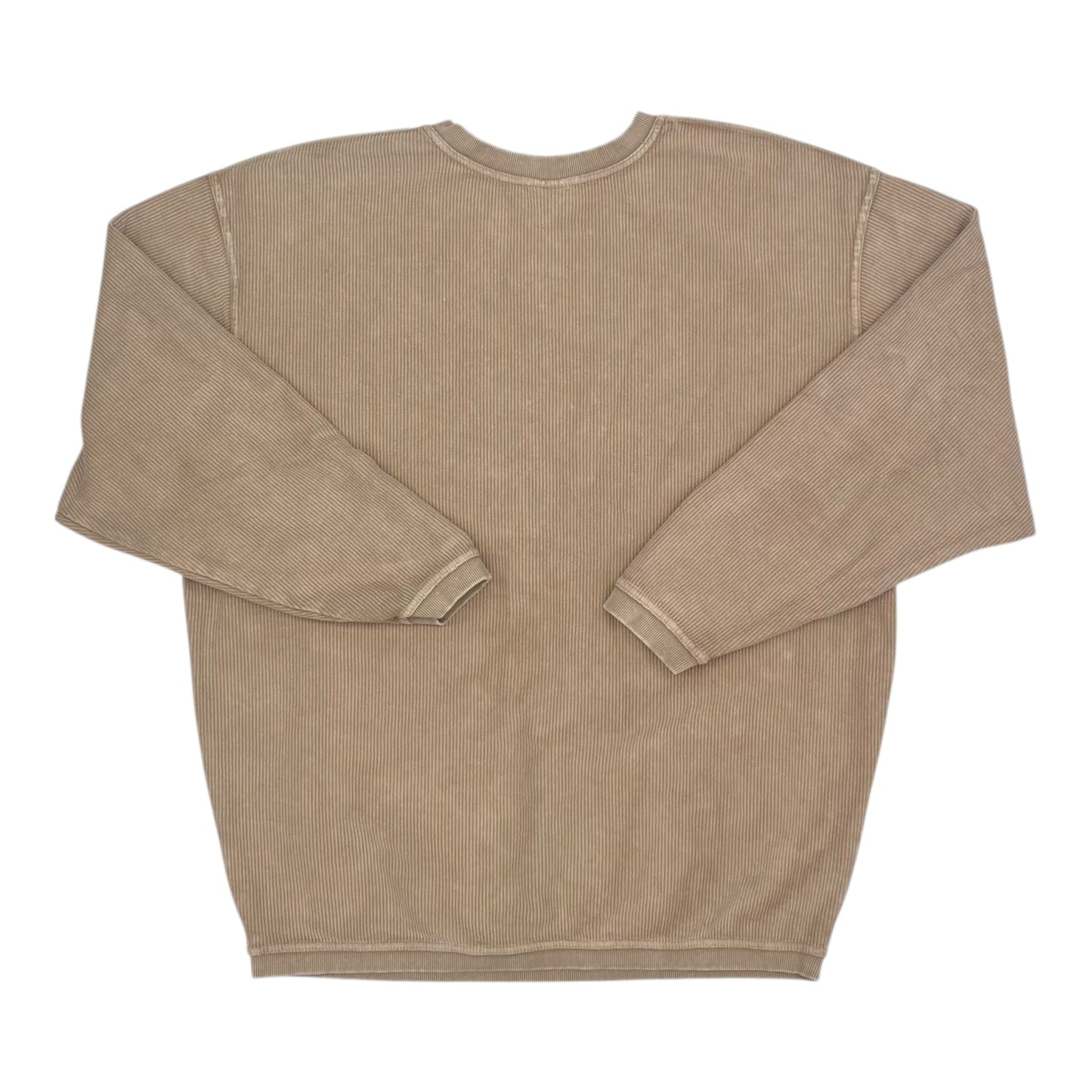 Sweatshirt Crewneck By Clothes Mentor In Tan, Size:L