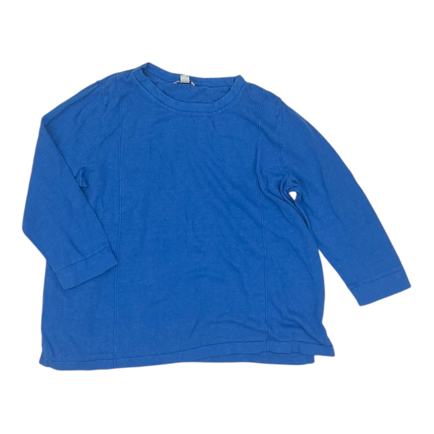 Top 3/4 Sleeve By J. Jill In Blue, Size:Mp