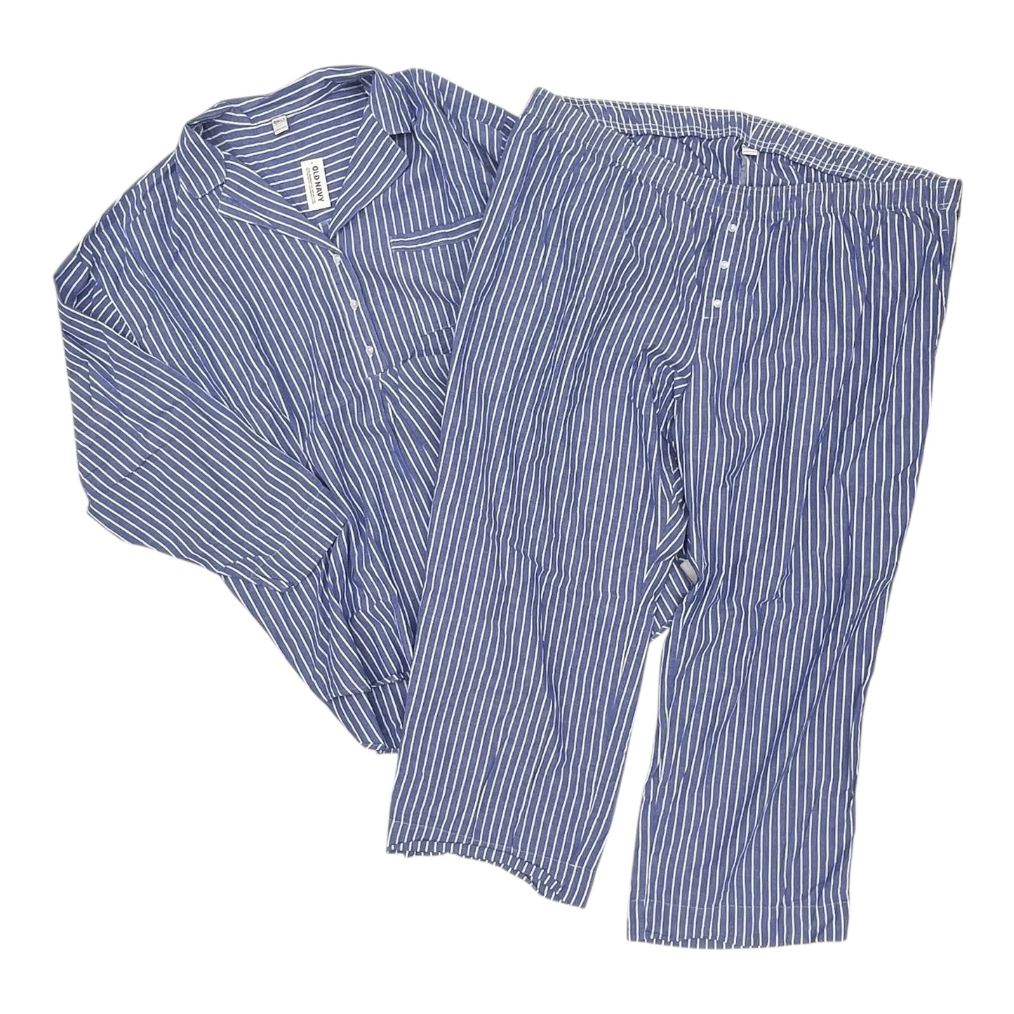 Pajamas 2Pc By Old Navy In Blue & White, Size:Xxl