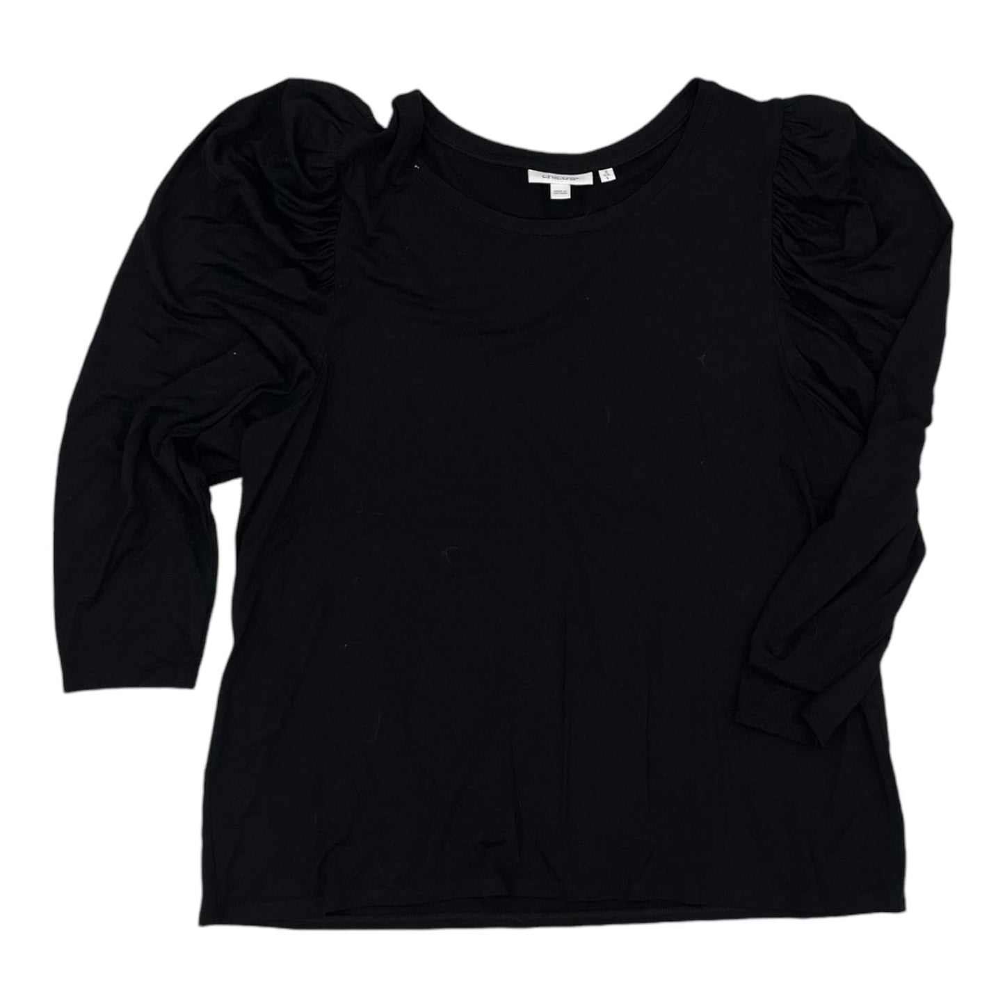 Top Ls By Chicos In Black, Size:L