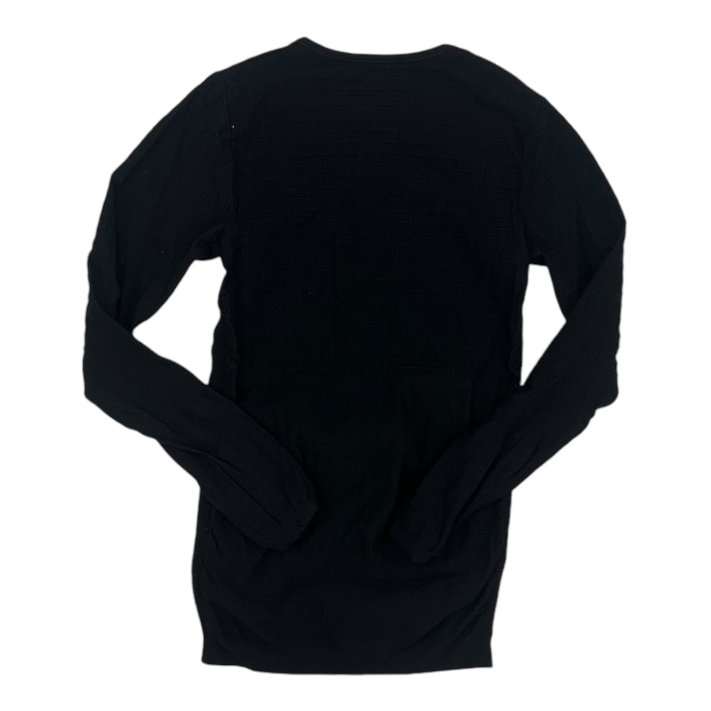 Athletic Top Ls Crewneck By Athleta In Black, Size:S