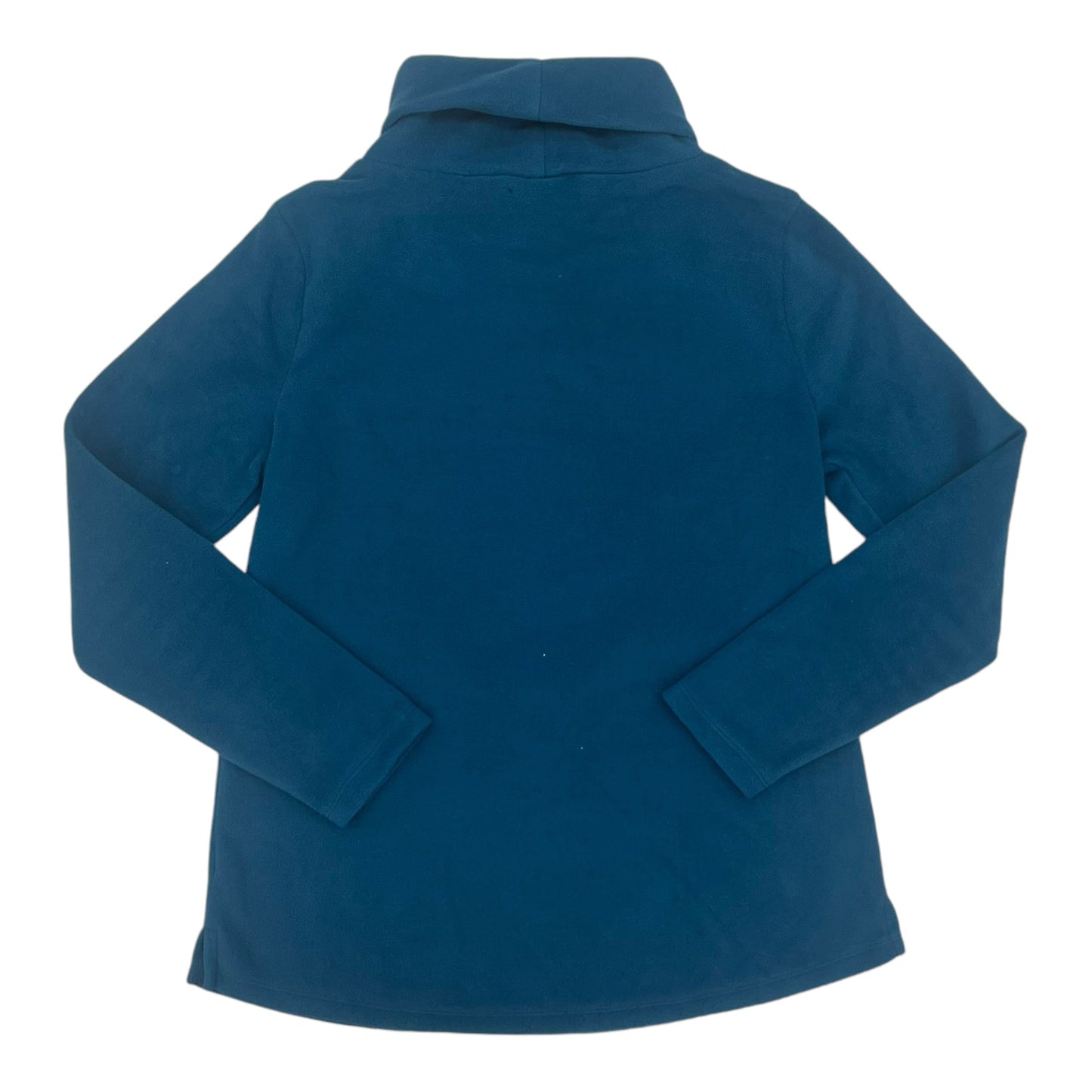 Sweatshirt Collar By Talbots In Teal, Size:S