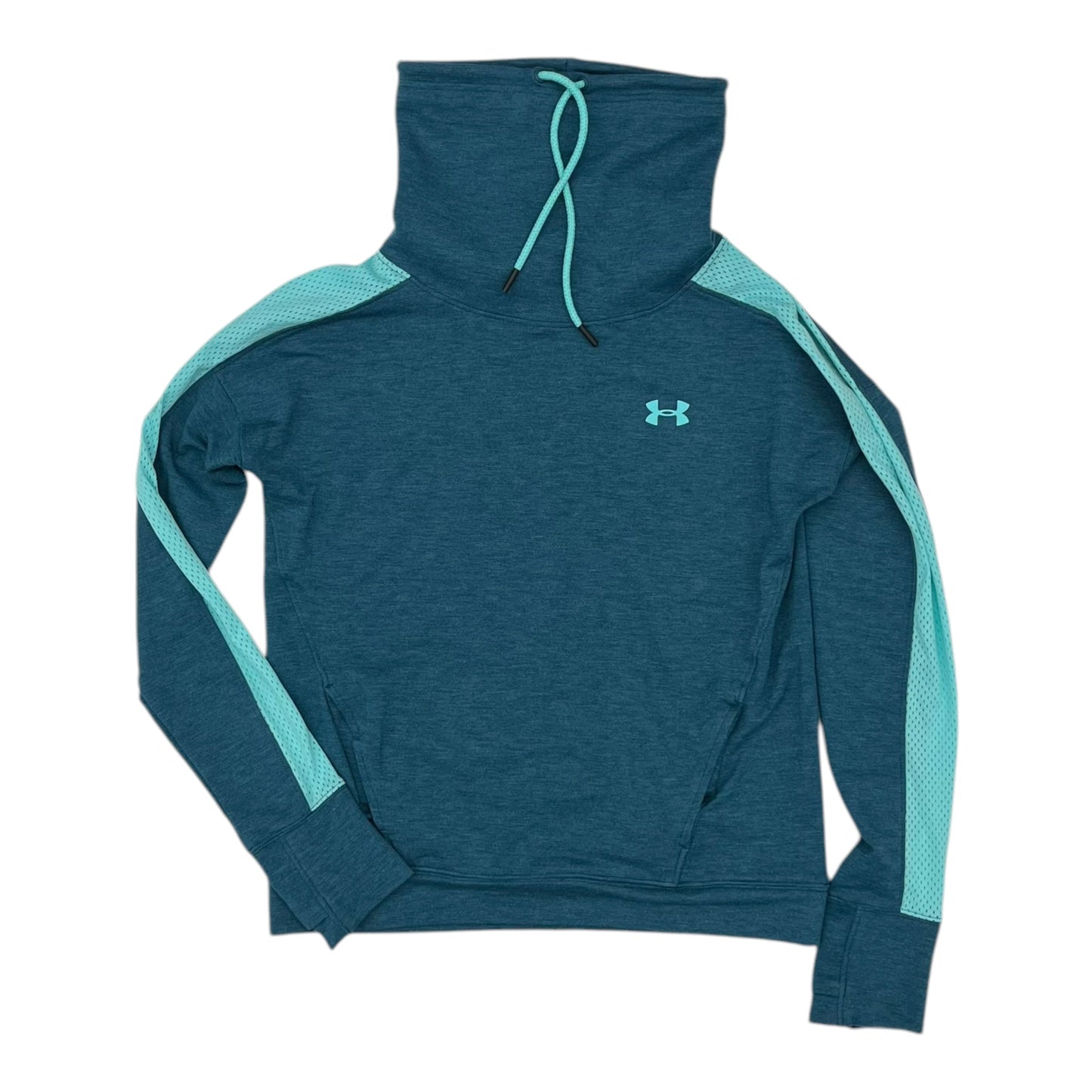 Athletic Top Ls Collar By Under Armour In Blue, Size:Xs