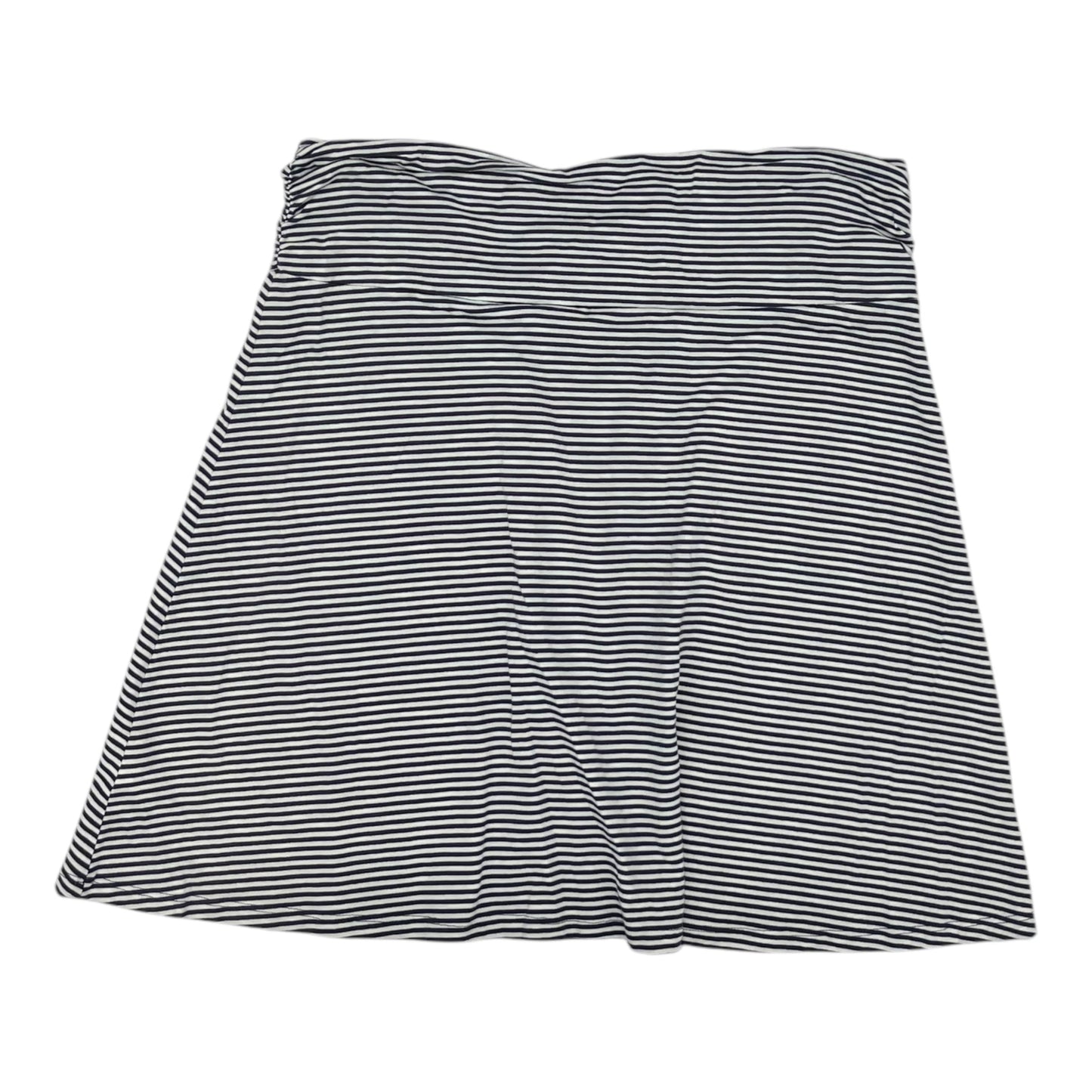 Skirt Midi By Toad & Co In Blue & White, Size:Xl