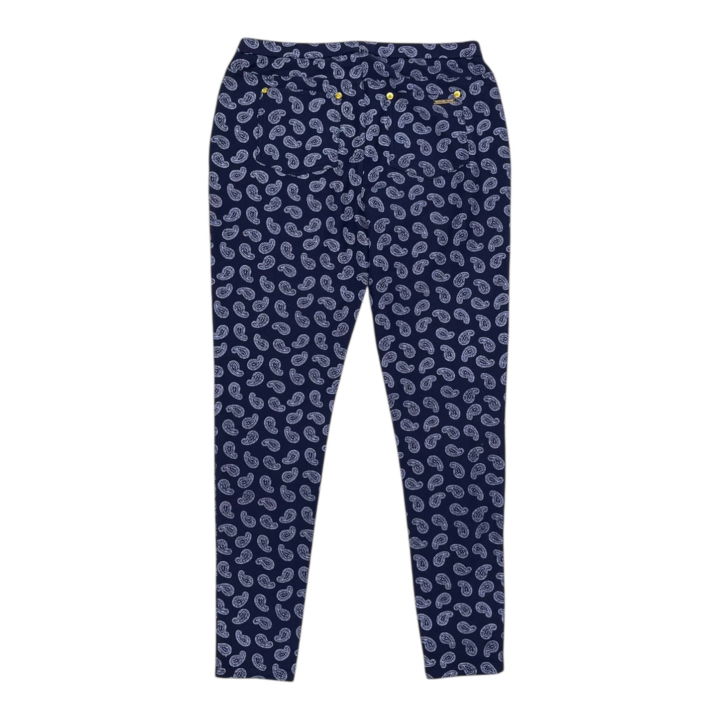 Pants Designer By Michael Kors In Blue, Size:M