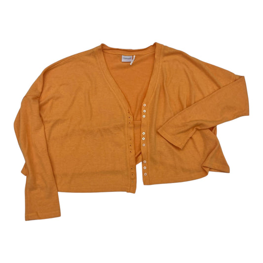 Cardigan By Out from Under In Orange, Size:L
