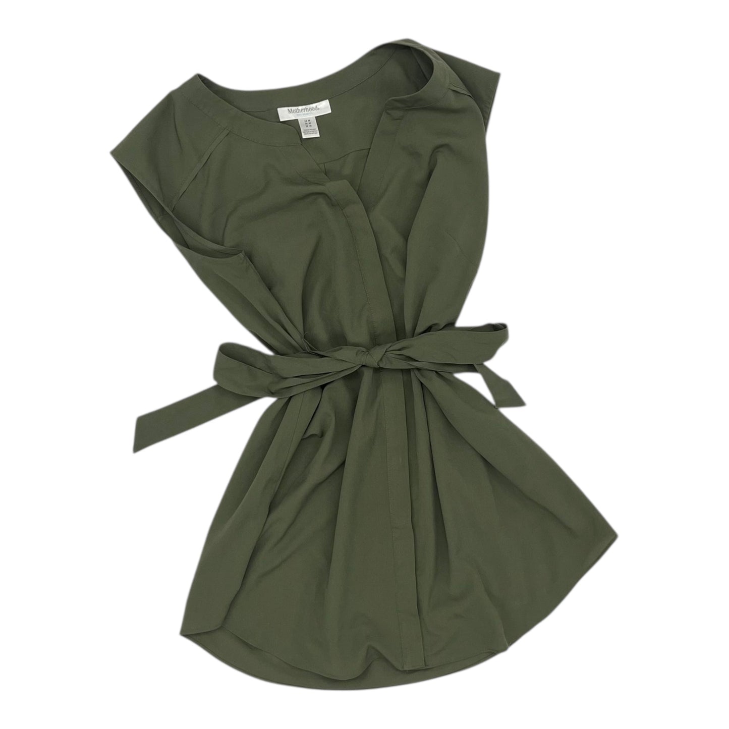 Mat Dress By Motherhood In Green, Size:M