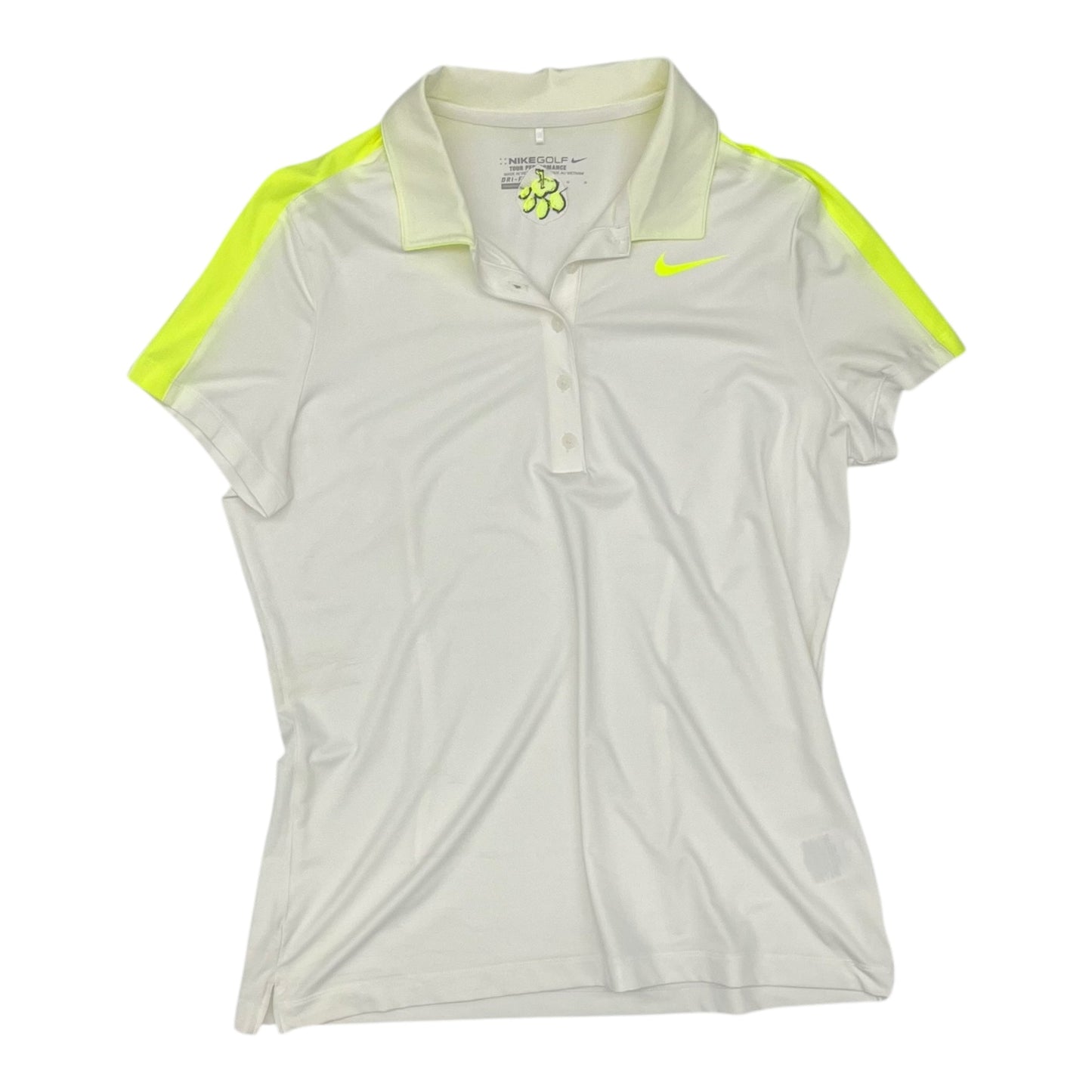 Athletic Top Ss By Nike Apparel In White, Size:L