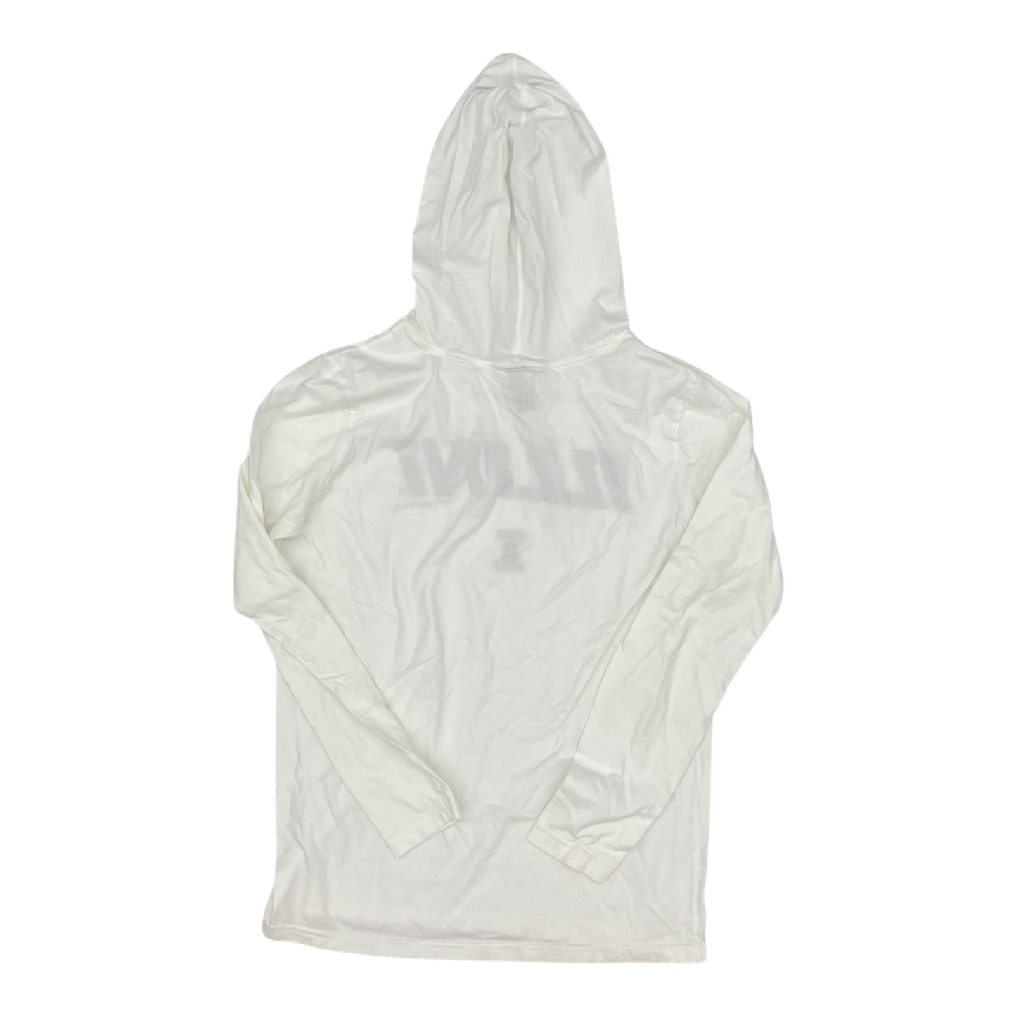 Athletic Top Ls Collar By Gildan In White, Size:M