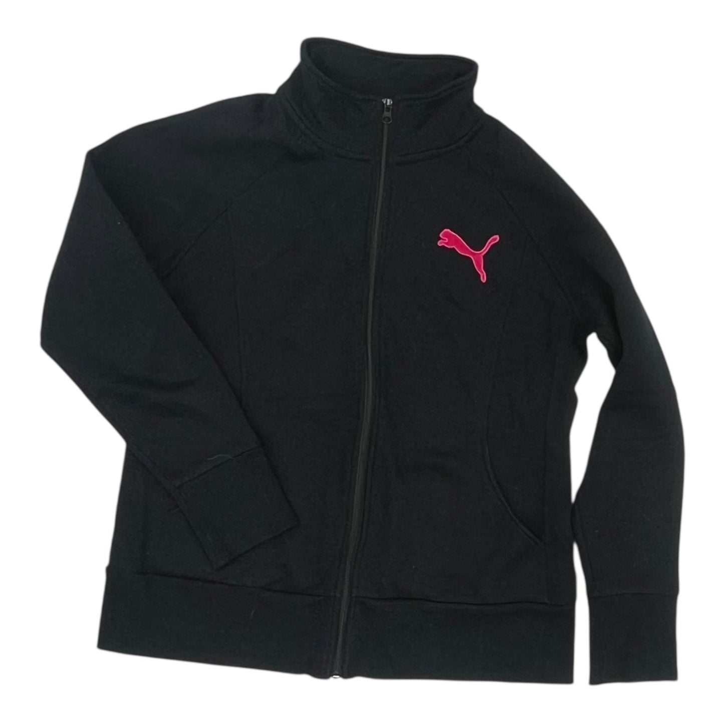 Athletic Jacket By Puma In Black, Size:Xl
