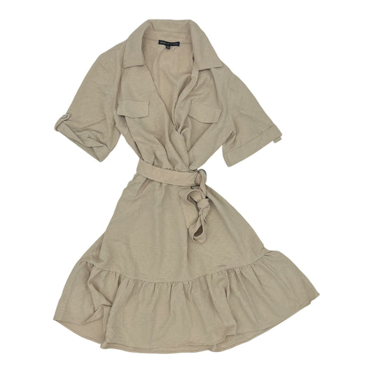 Dress Party Short By Adrienne Vittadini In Tan, Size:L