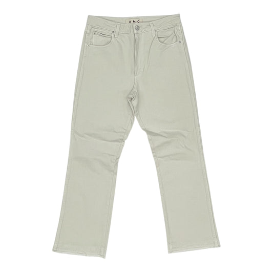 Jeans Straight By Amo In Cream Denim, Size:8