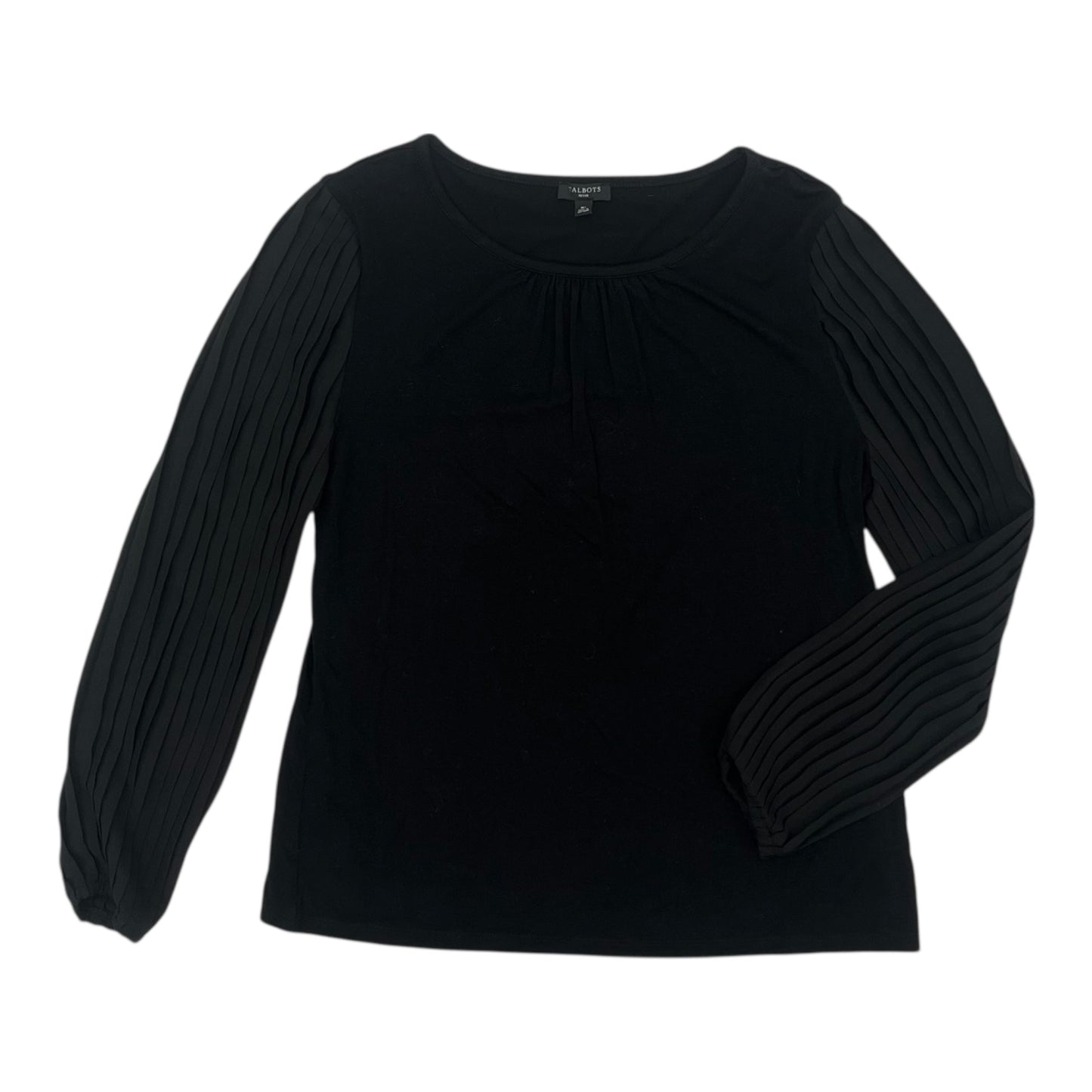 Top Ls By Talbots In Black, Size:Mp