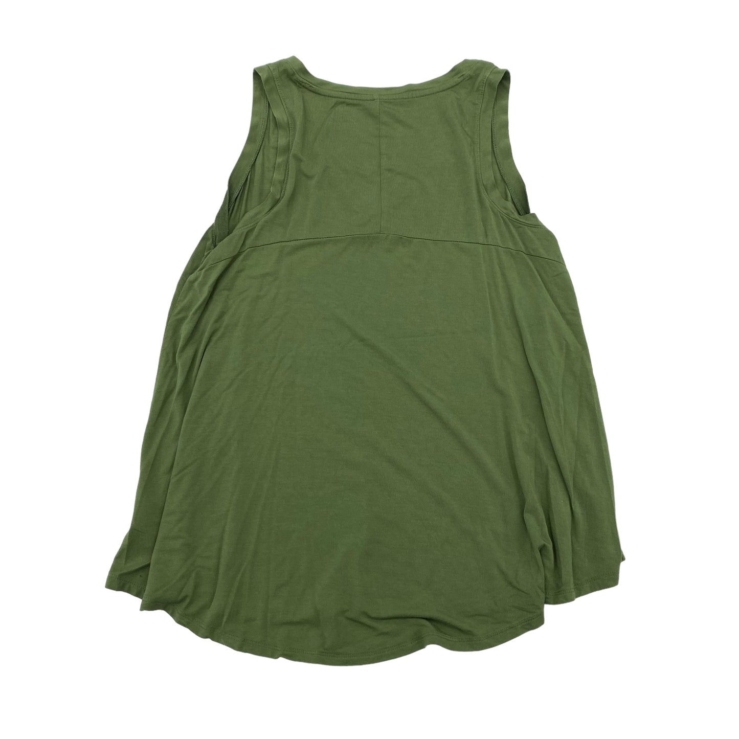 GREEN TOP SLEEVELESS by TIME AND TRU Size:M