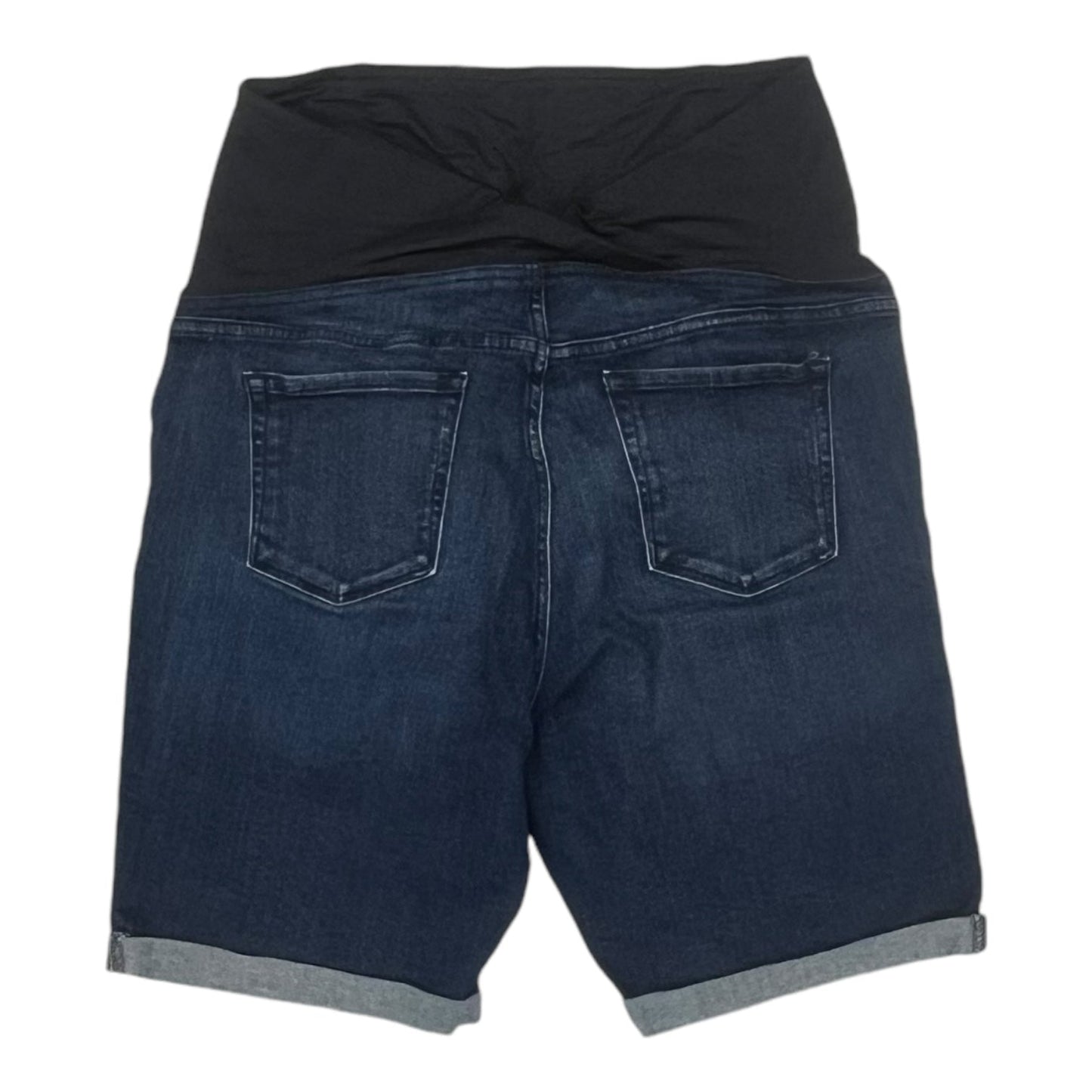 Mat Shorts By Isabel Maternity In Blue Denim, Size:14