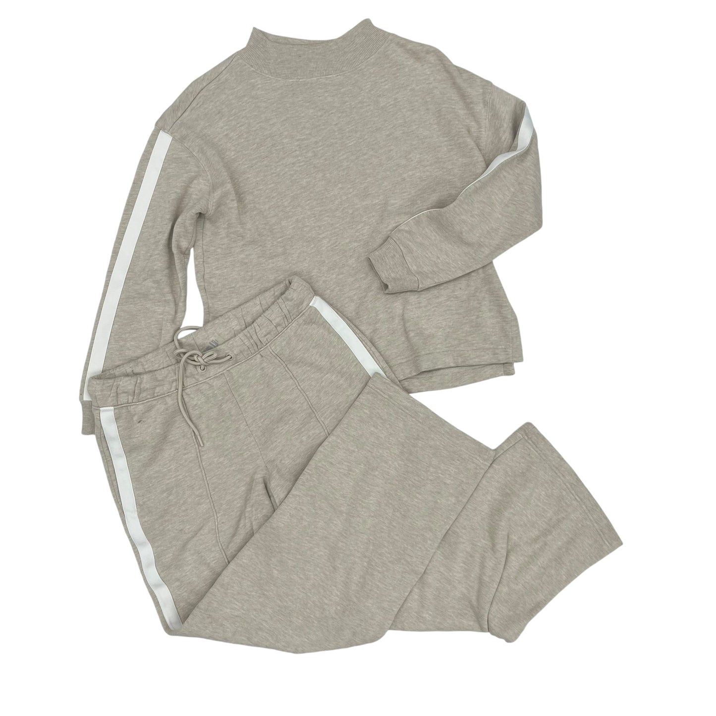 Lounge Set Pants By Lou And Grey In Tan & White, Size:M