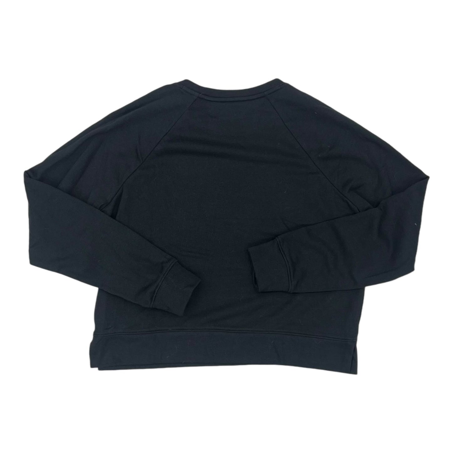 Athletic Top Ls Crewneck By Under Armour In Black, Size:M