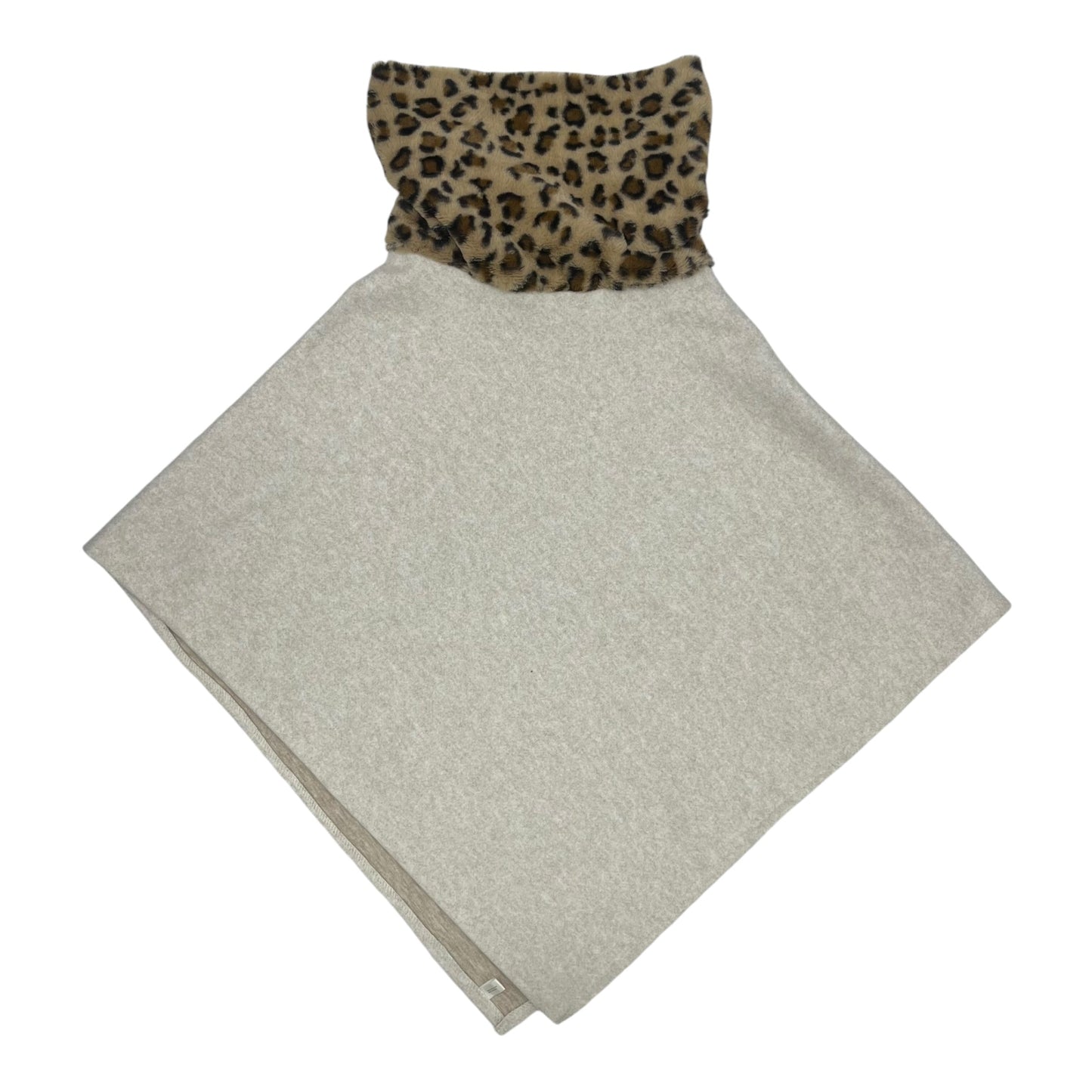 Poncho By Clothes Mentor In Animal Print, Size:Osfm