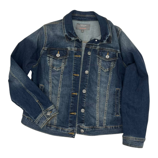 Jacket Denim By Torrid In Blue Denim, Size:2X