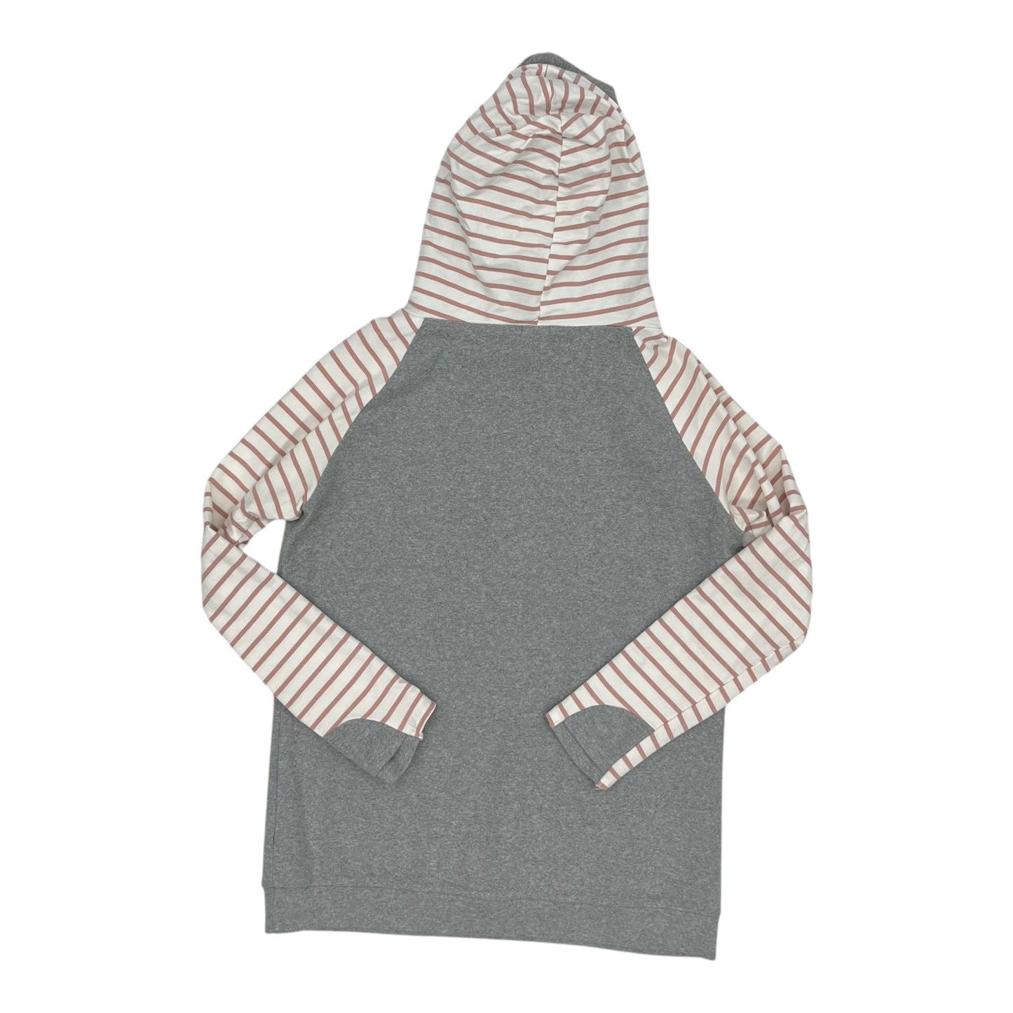 Sweatshirt Hoodie By Clothes Mentor In Grey, Size:M